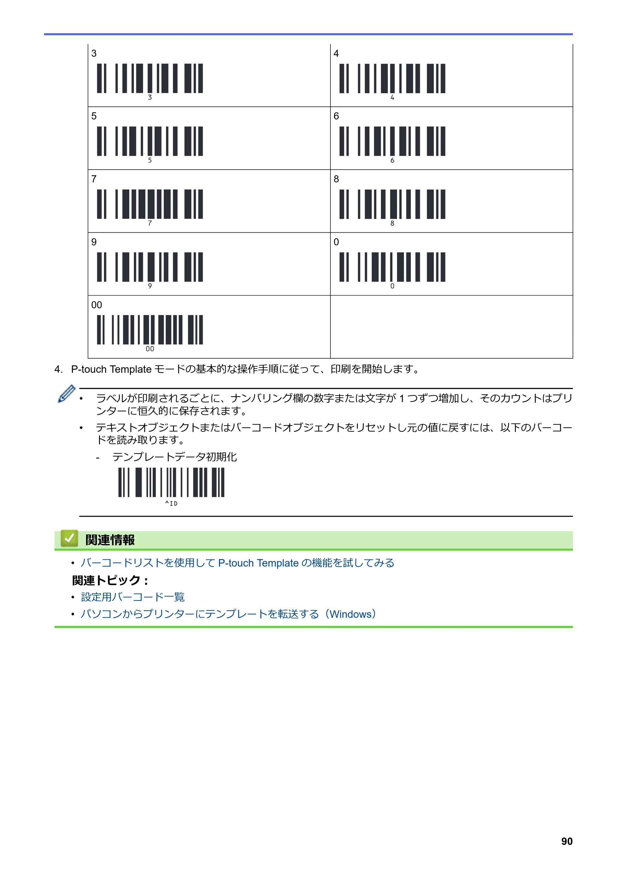 ブラザー TD-4550DNWB ユーザーズガイド — 原本ページ — 94ページ