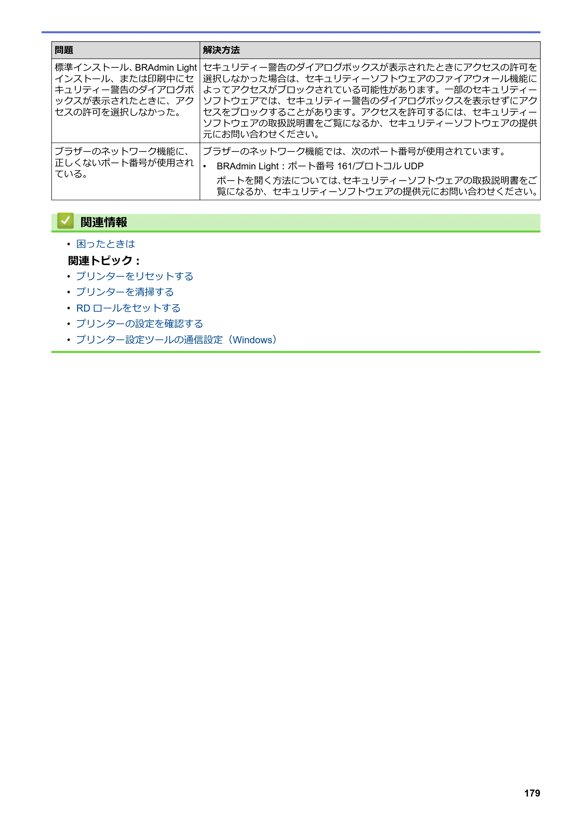 ブラザー TD-4550DNWB ユーザーズガイド — 原本ページ — 183ページ