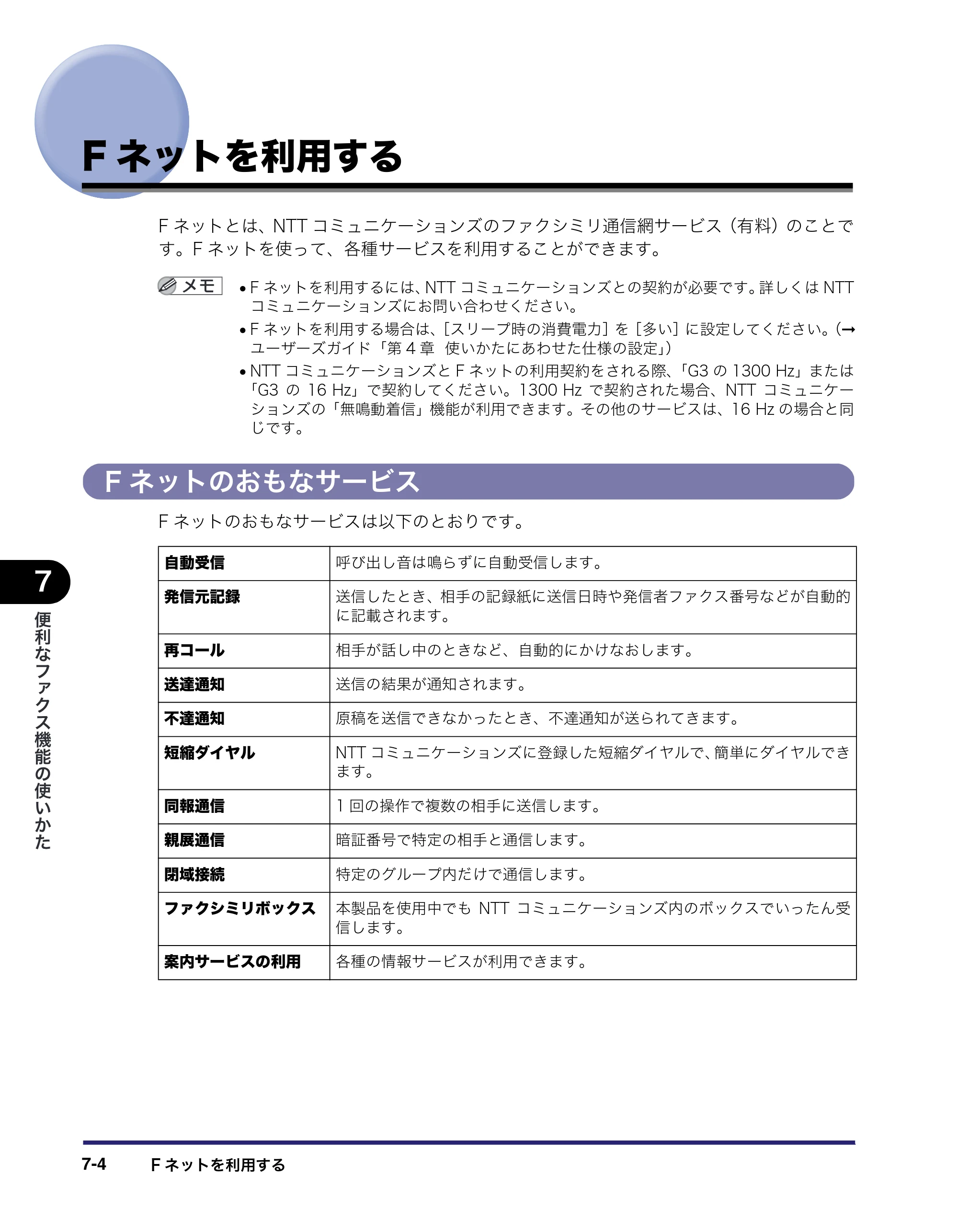 キヤノン iR C2550F 送信/ファクスガイド (PDF形式/21.93Mバイト) — Fネットを利用する — 原本ページ — 172ページ