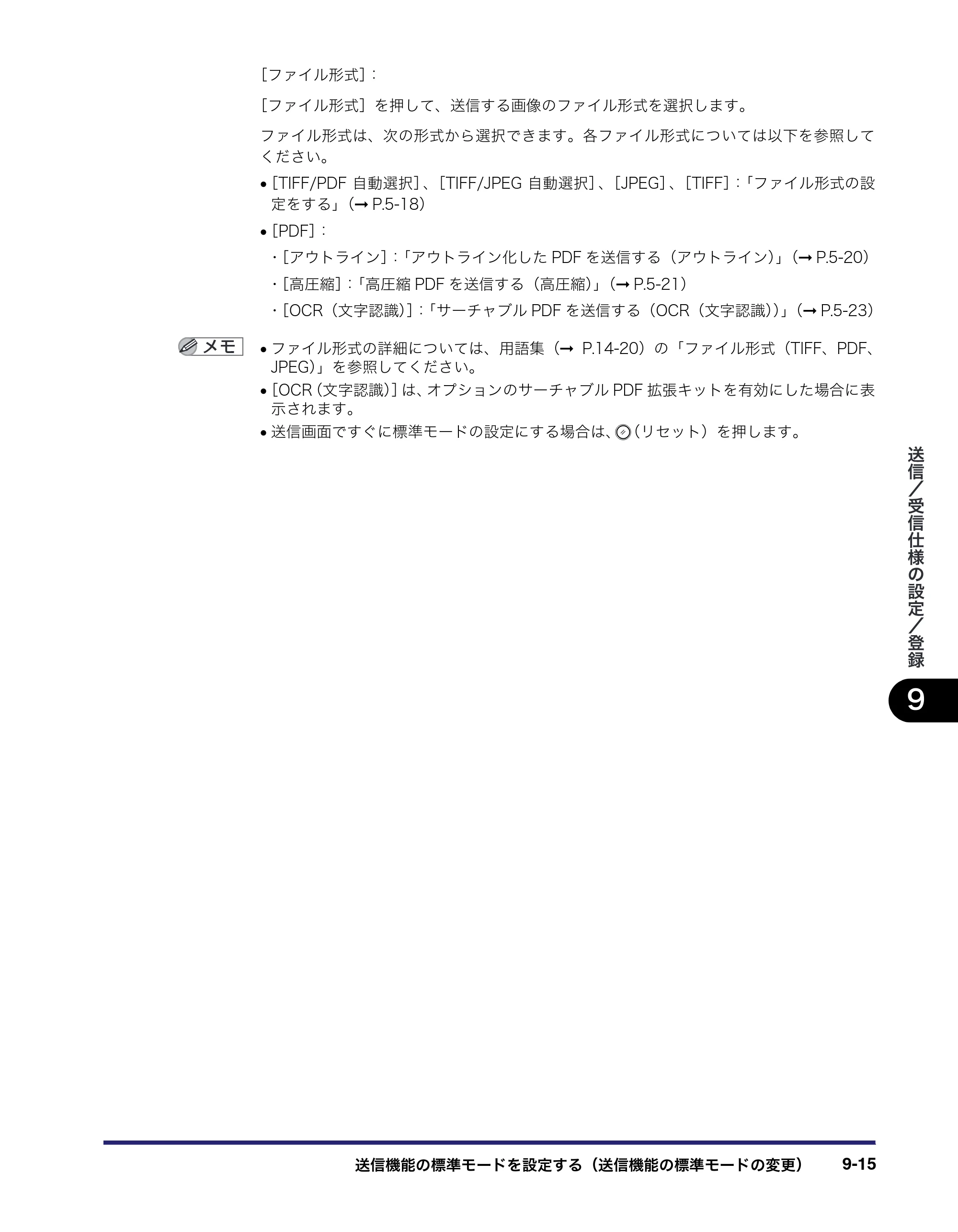 キヤノン iR C2550F 送信/ファクスガイド (PDF形式/21.93Mバイト) — 原本ページ — 205ページ