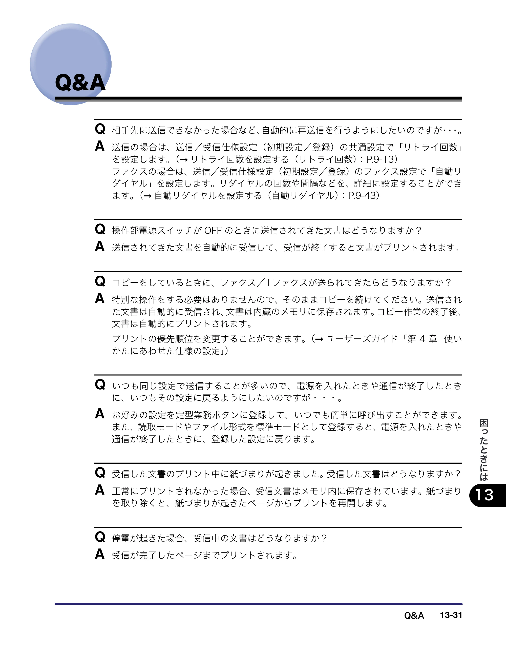 キヤノン iR C2550F 送信／ファクスガイド （PDF形式／21.93Mバイト） — Q&A — 原本ページ — 361ページ