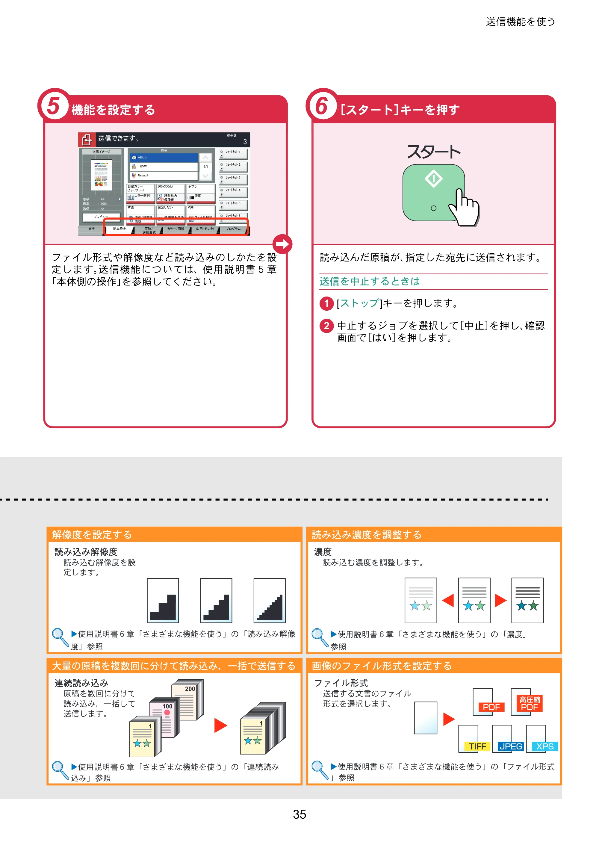 京セラ TASKalfa 4501i / TASKalfa 5501i TASKalfa 5501i/4501i クイックガイド — 原本ページ — 35ページ