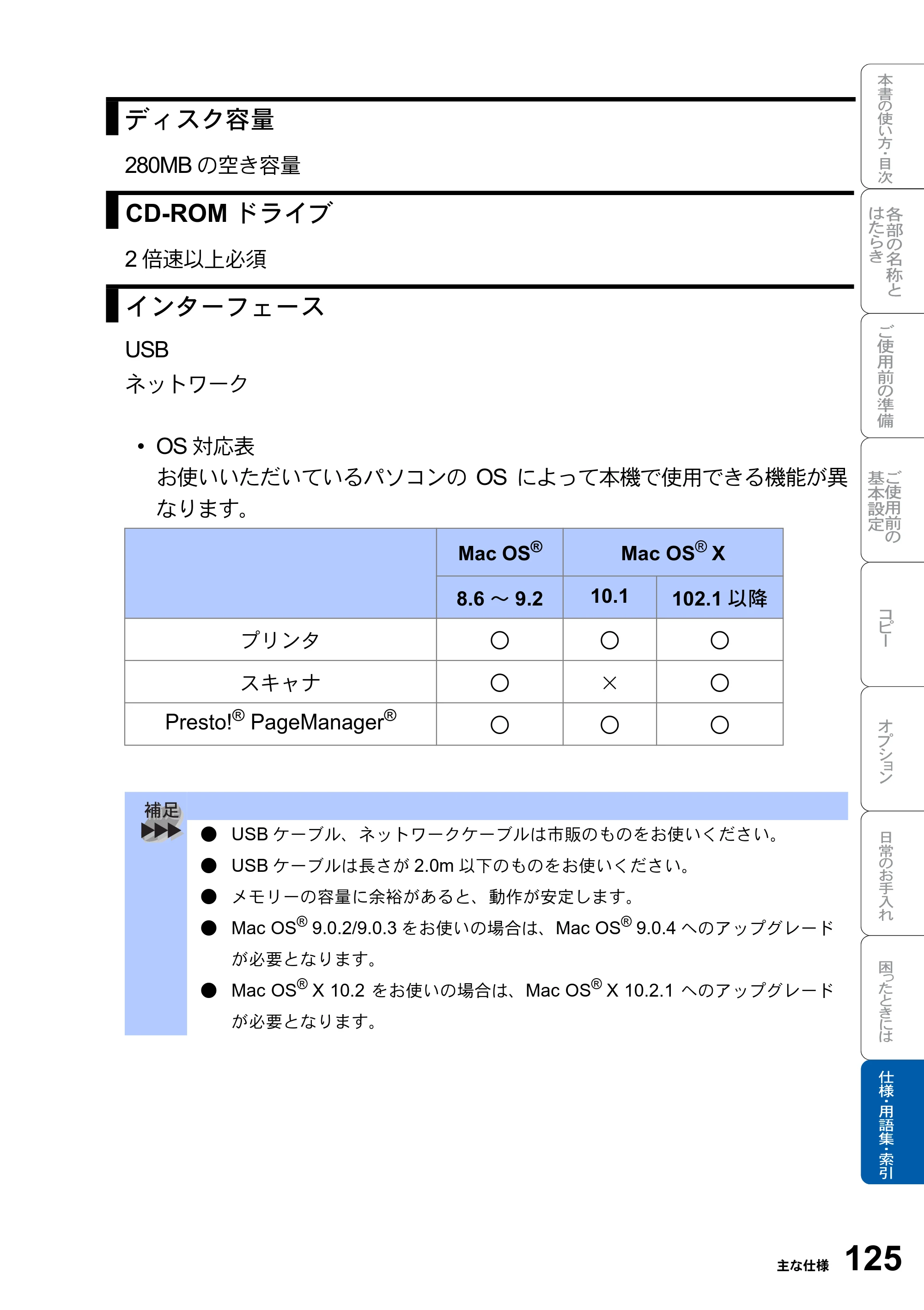 ブラザー DCP-8025JN 取扱説明書（本体） — 原本ページ — 125ページ