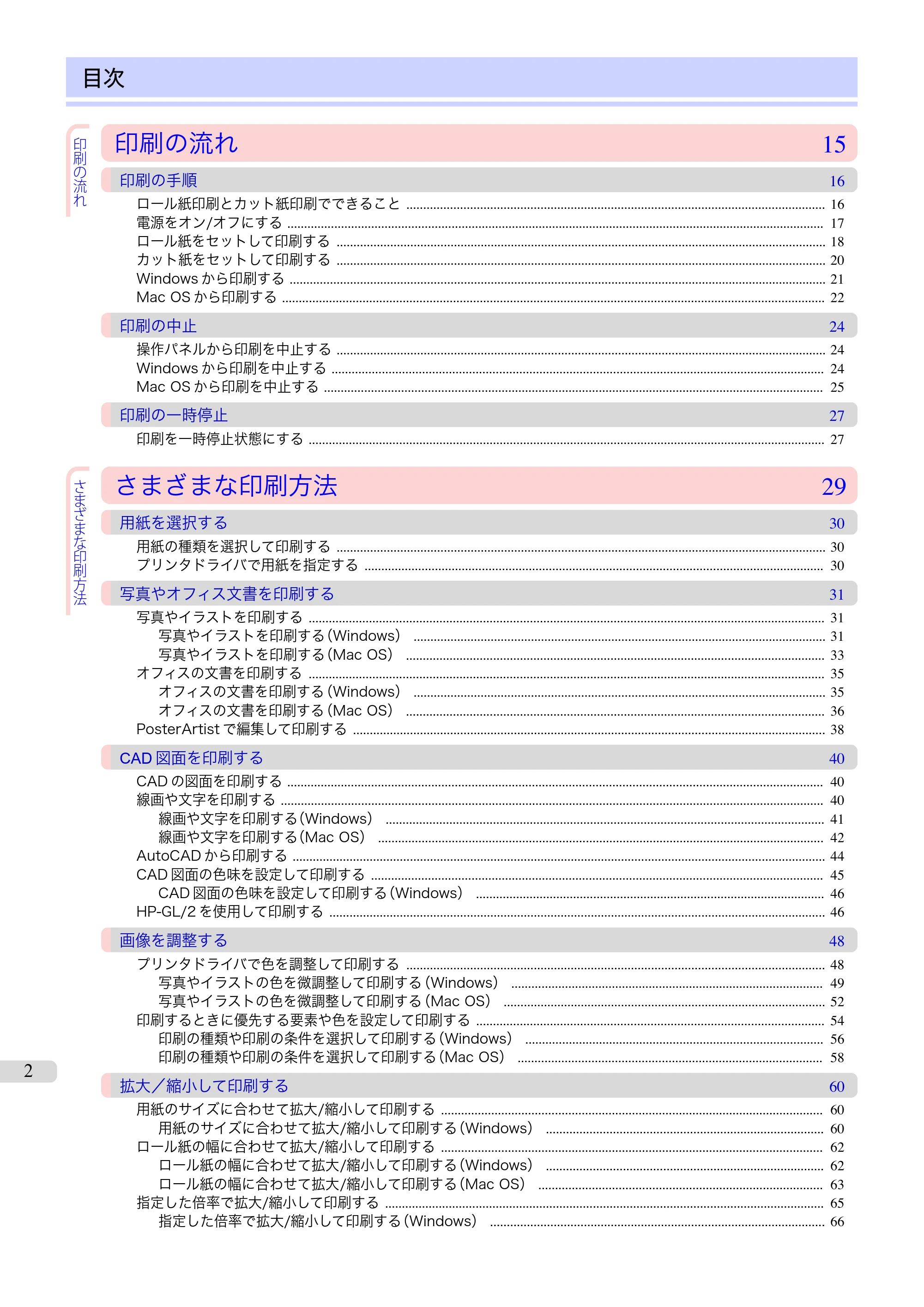 キヤノン iPF680/685/780/785 iPF780 ユーザーズマニュアル（PDF：41.2MB） — 原本ページ — 2ページ