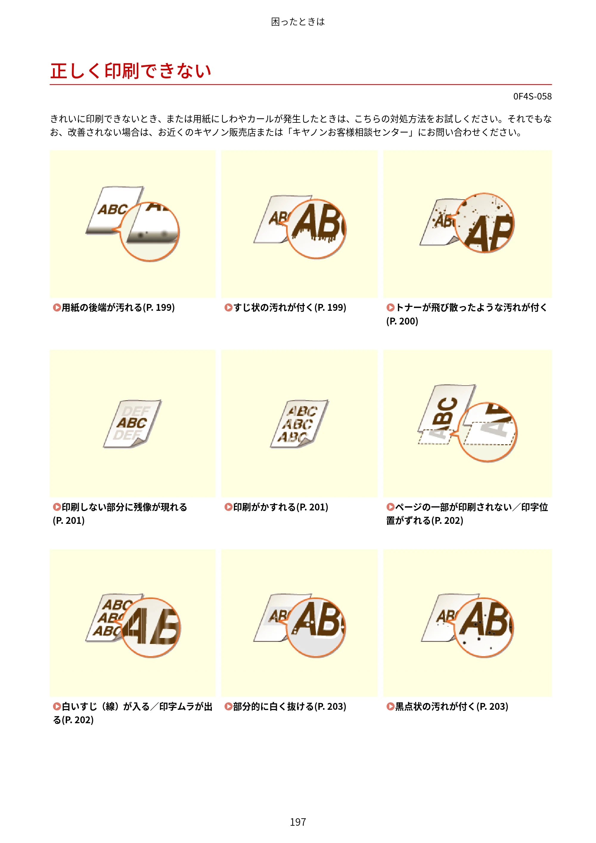 キヤノン LBP6040/LBP6030 ユーザーズガイド（PDF） 2019年11月7日更新（PDF：3.73MB） — 正しく印刷できない — 原本ページ — 201ページ