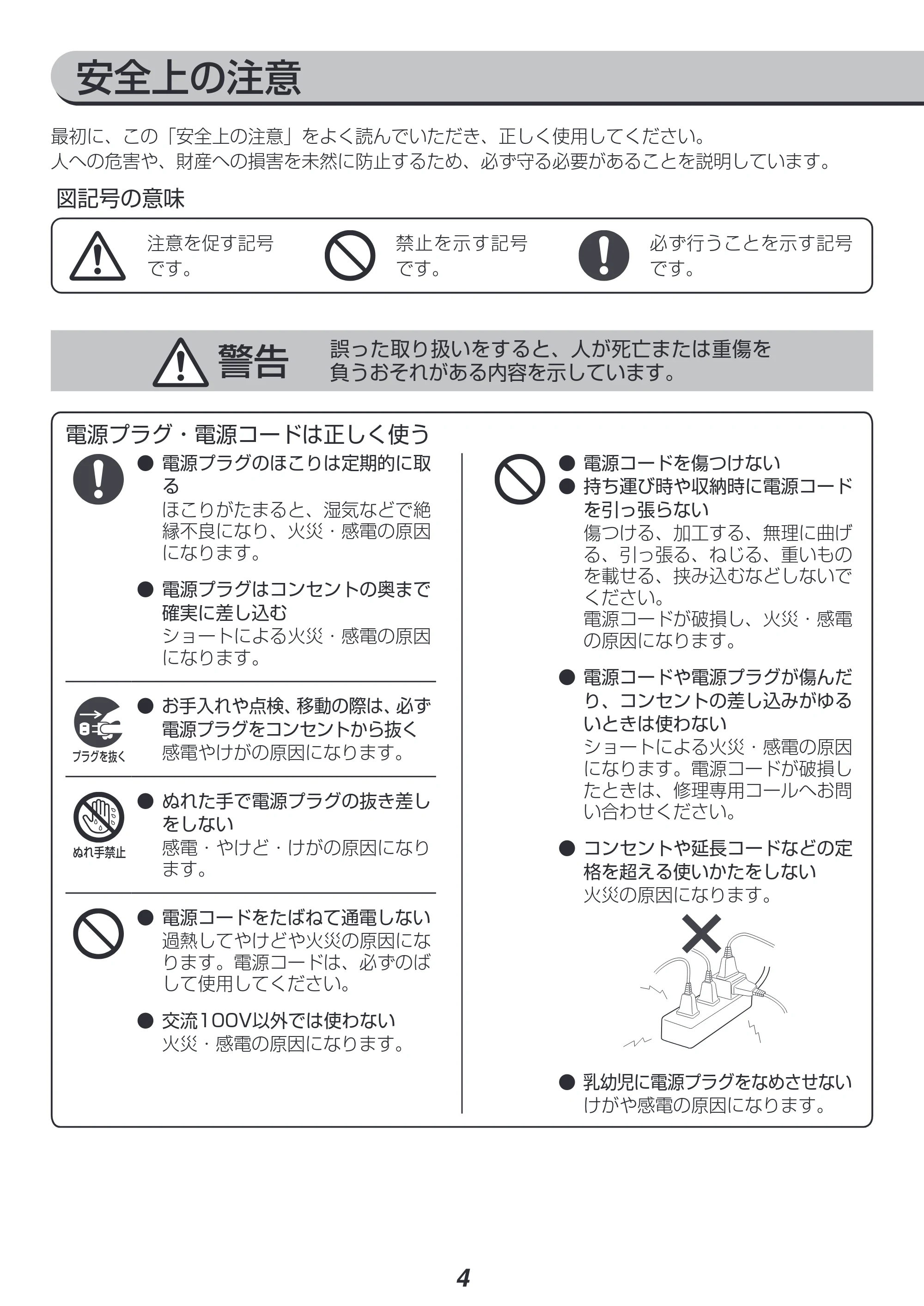 アイリスオーヤマ KRC-ME30 取扱説明書 — 原本ページ — 4ページ