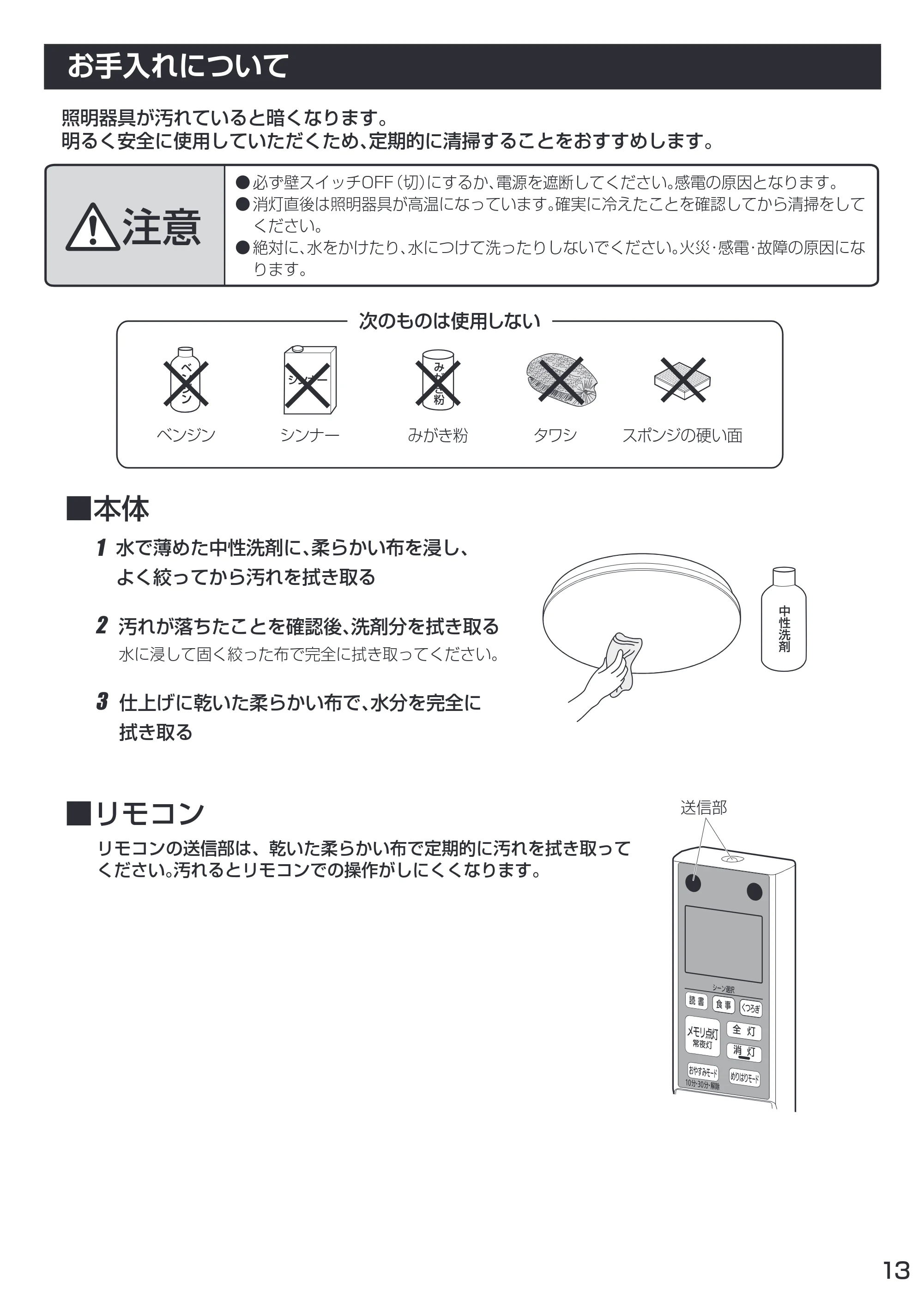 アイリスオーヤマ CEA-2212DLM 取扱説明書 — 原本ページ — 13ページ