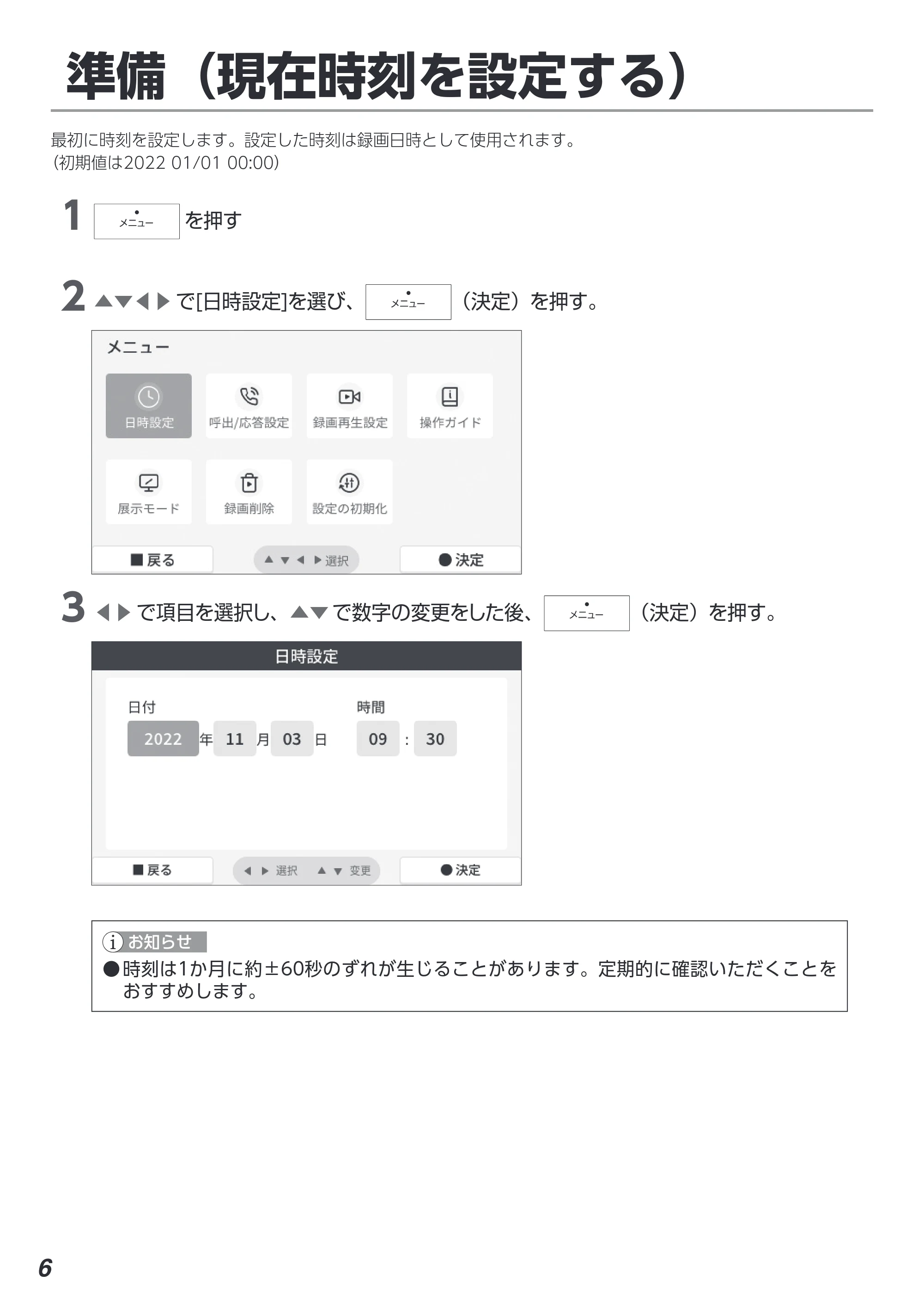 アイリスオーヤマ TD-SM3010-WSH 取扱説明書 — 原本ページ — 6ページ