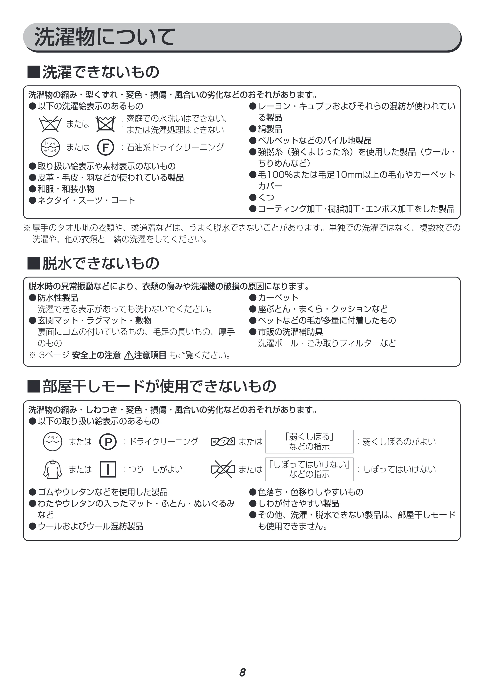 アイリスオーヤマ IAW-T804 取扱説明書 — 原本ページ — 8ページ