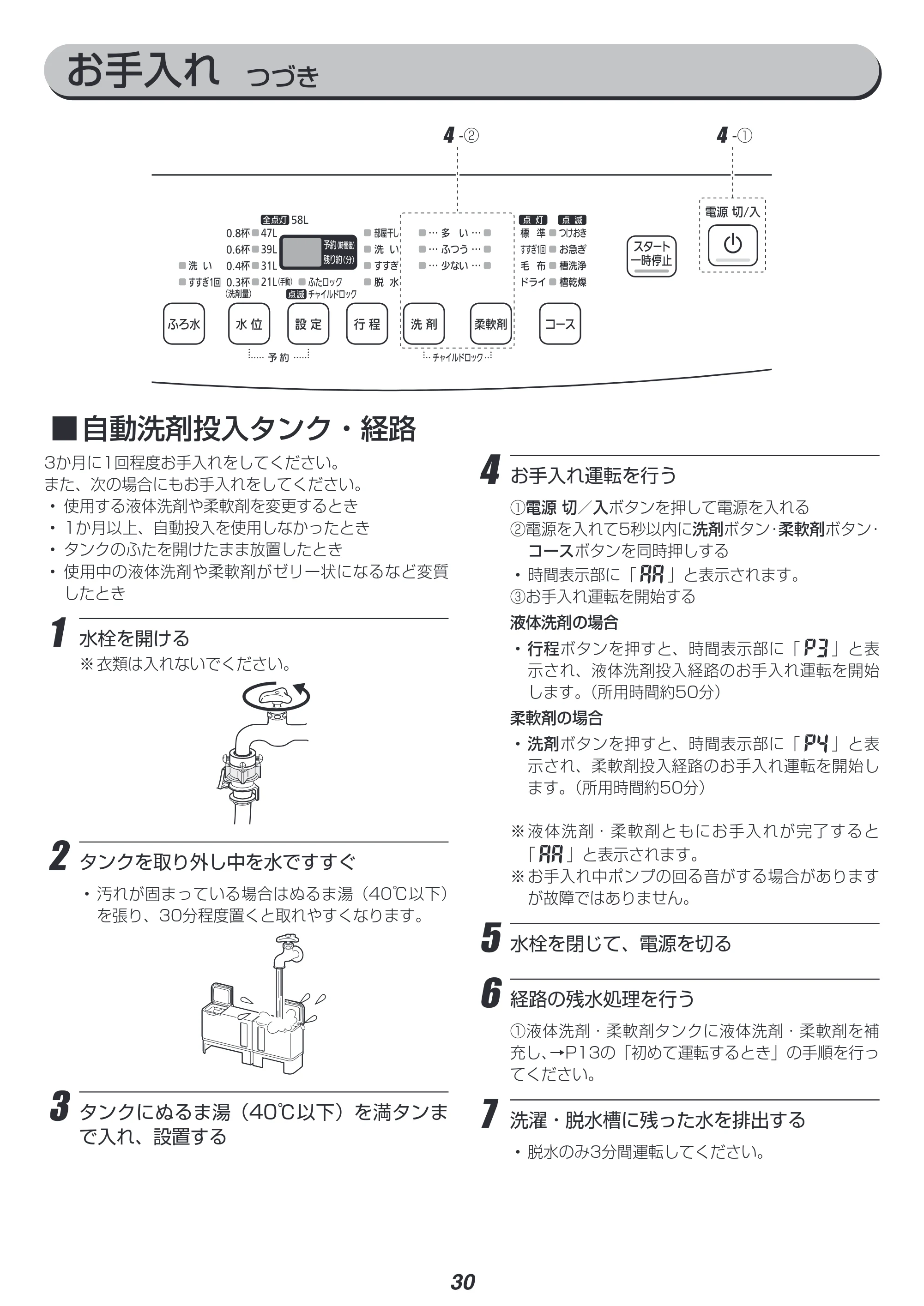 アイリスオーヤマ IAW-T804 取扱説明書 — 原本ページ — 30ページ