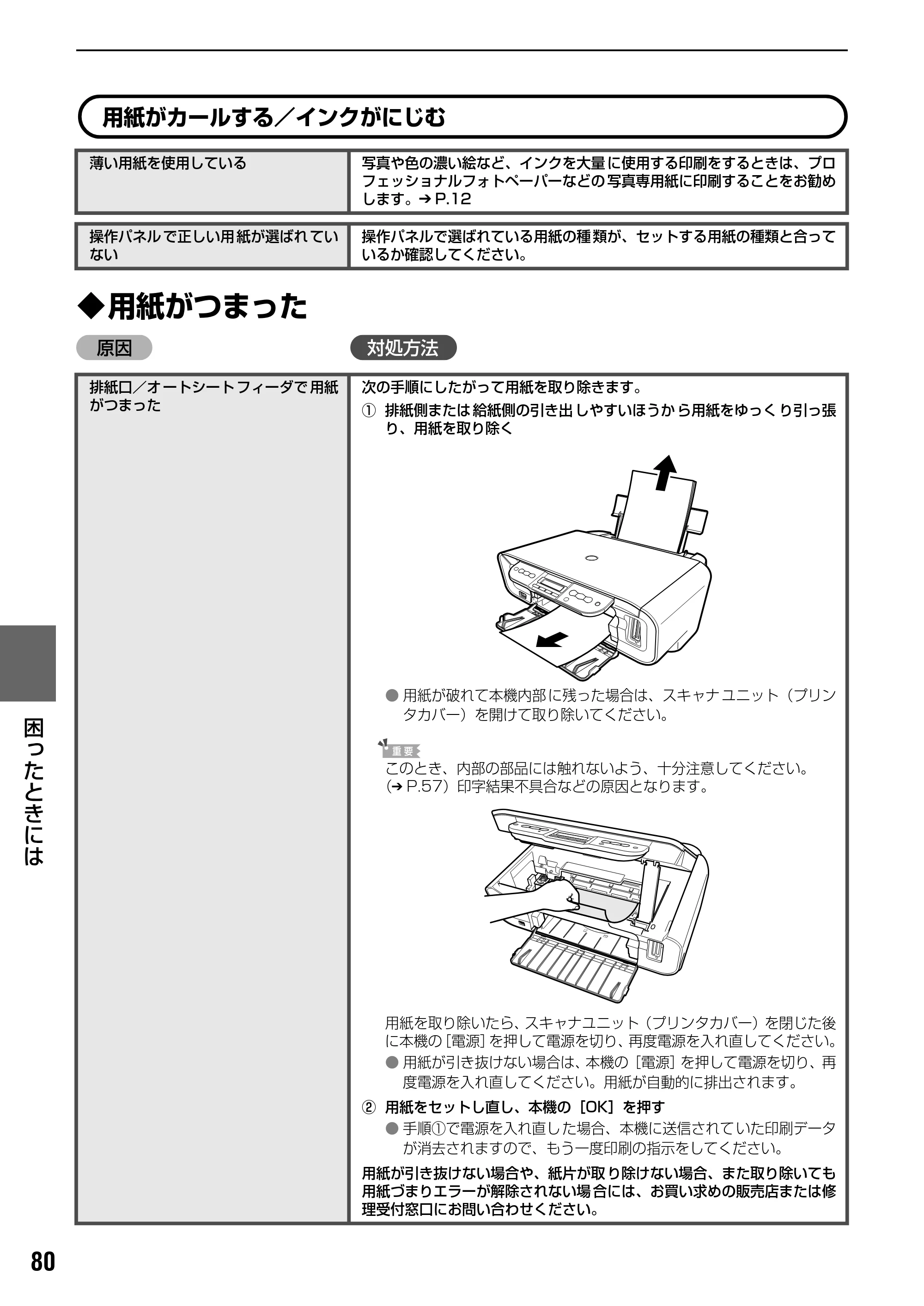 キヤノン PIXUS MP170 操作ガイド（本体操作編） （PDF形式／4.16Mバイト） — 原本ページ — 82ページ