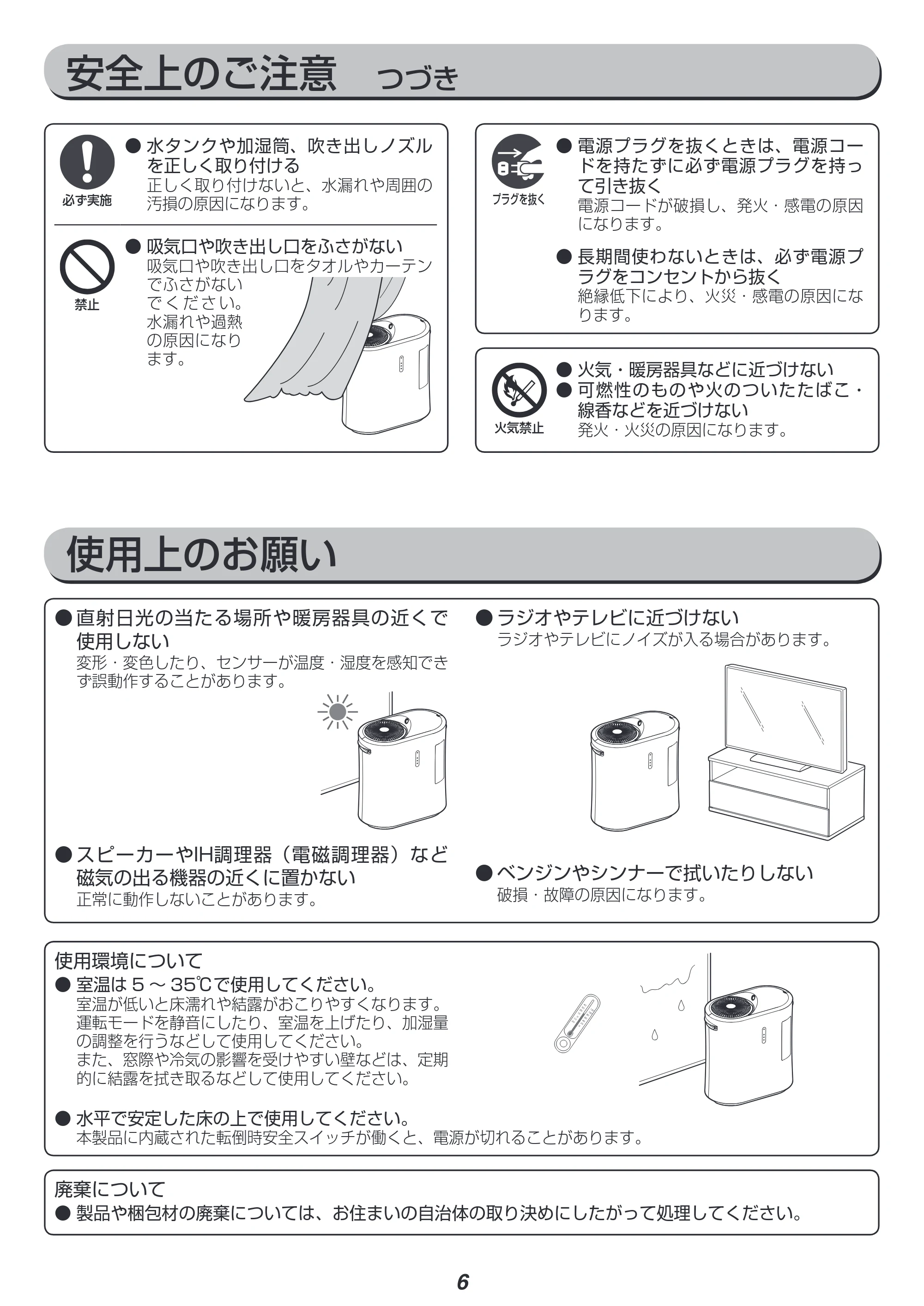 アイリスオーヤマ SPK-1000 取扱説明書 — 原本ページ — 6ページ