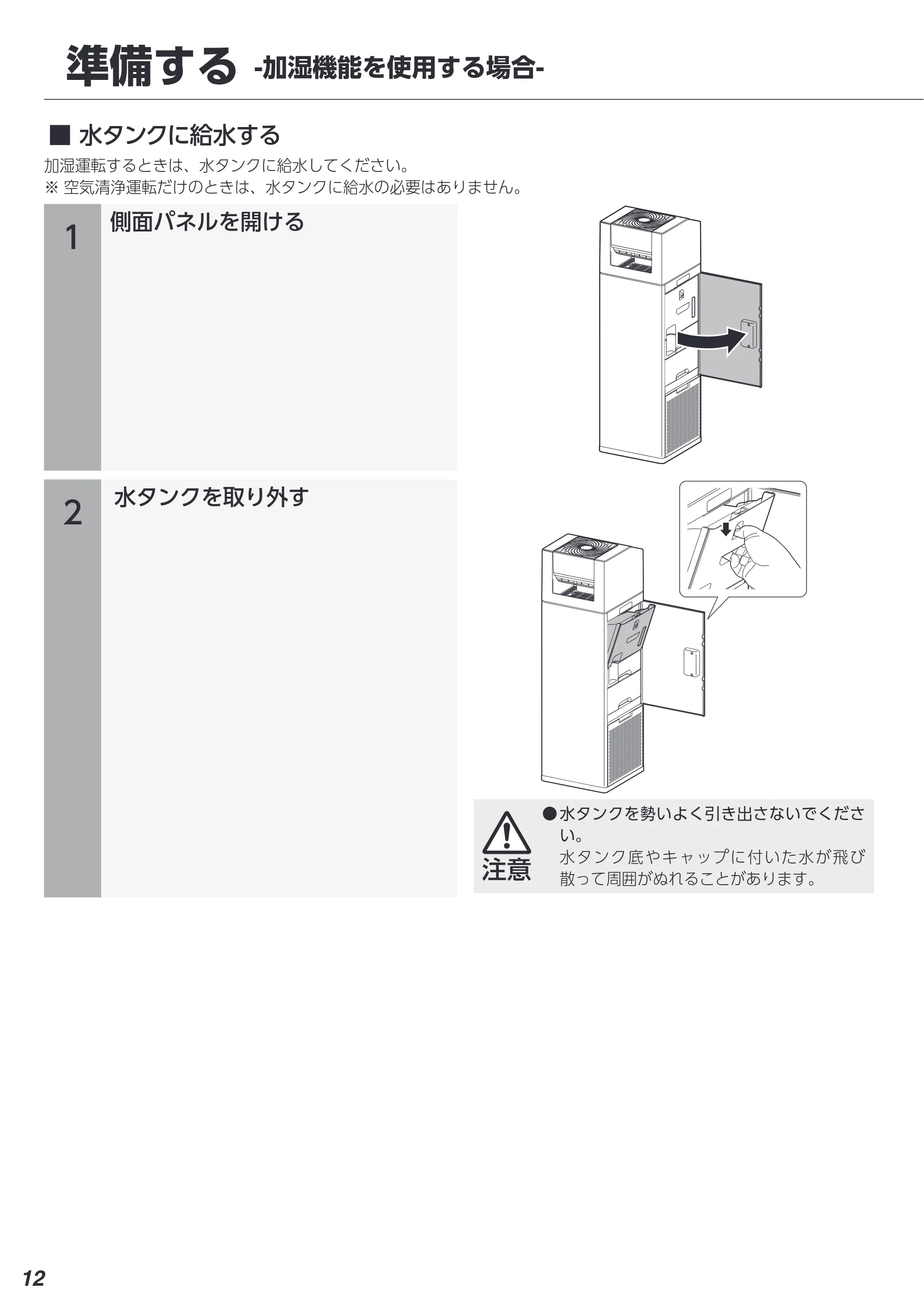 アイリスオーヤマ CHA-A55 取扱説明書 — 原本ページ — 12ページ