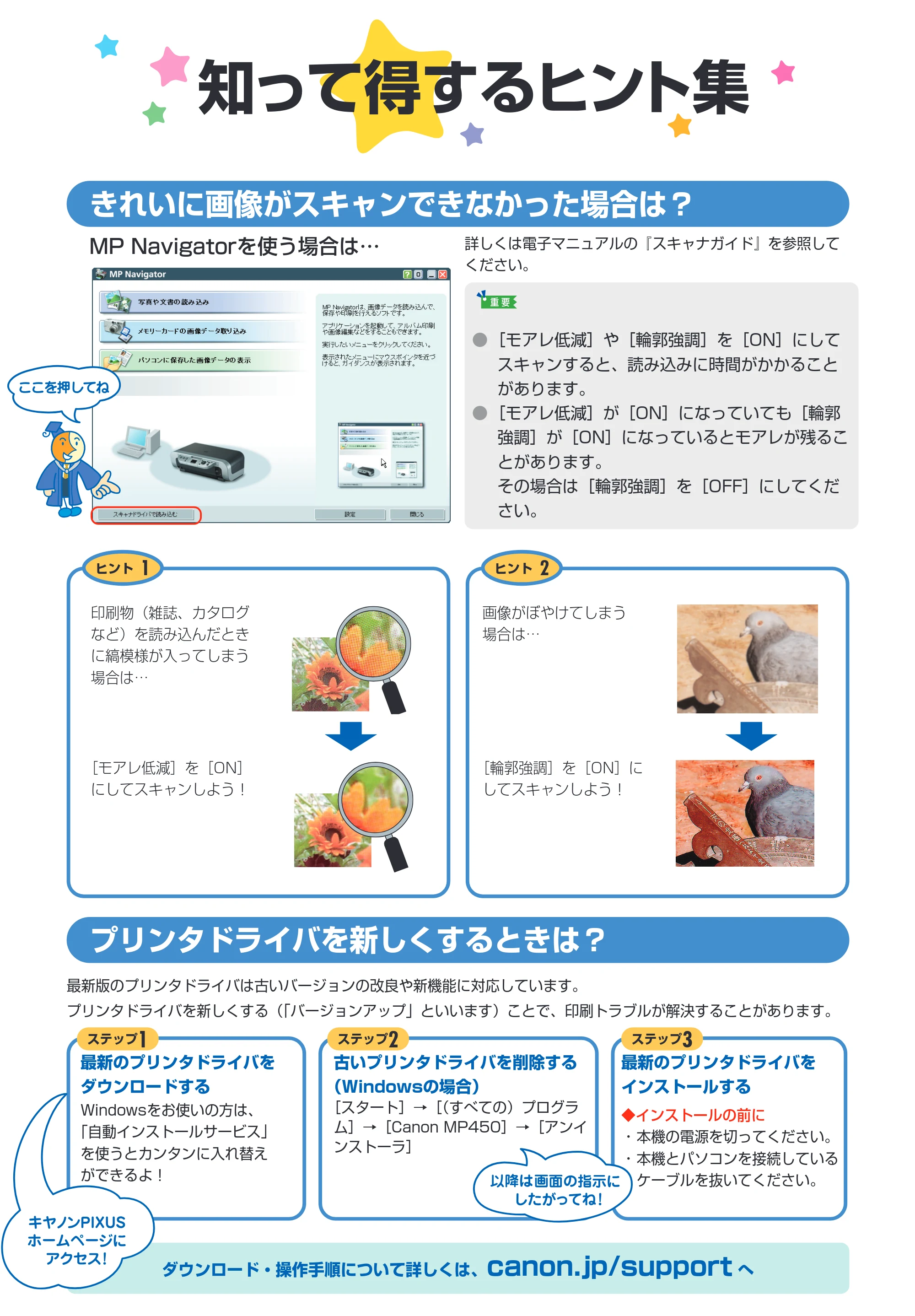 キヤノン PIXUS MP450 操作ガイド(パソコン操作編) (PDF形式/4.94Mバイト) — 原本ページ — 54ページ