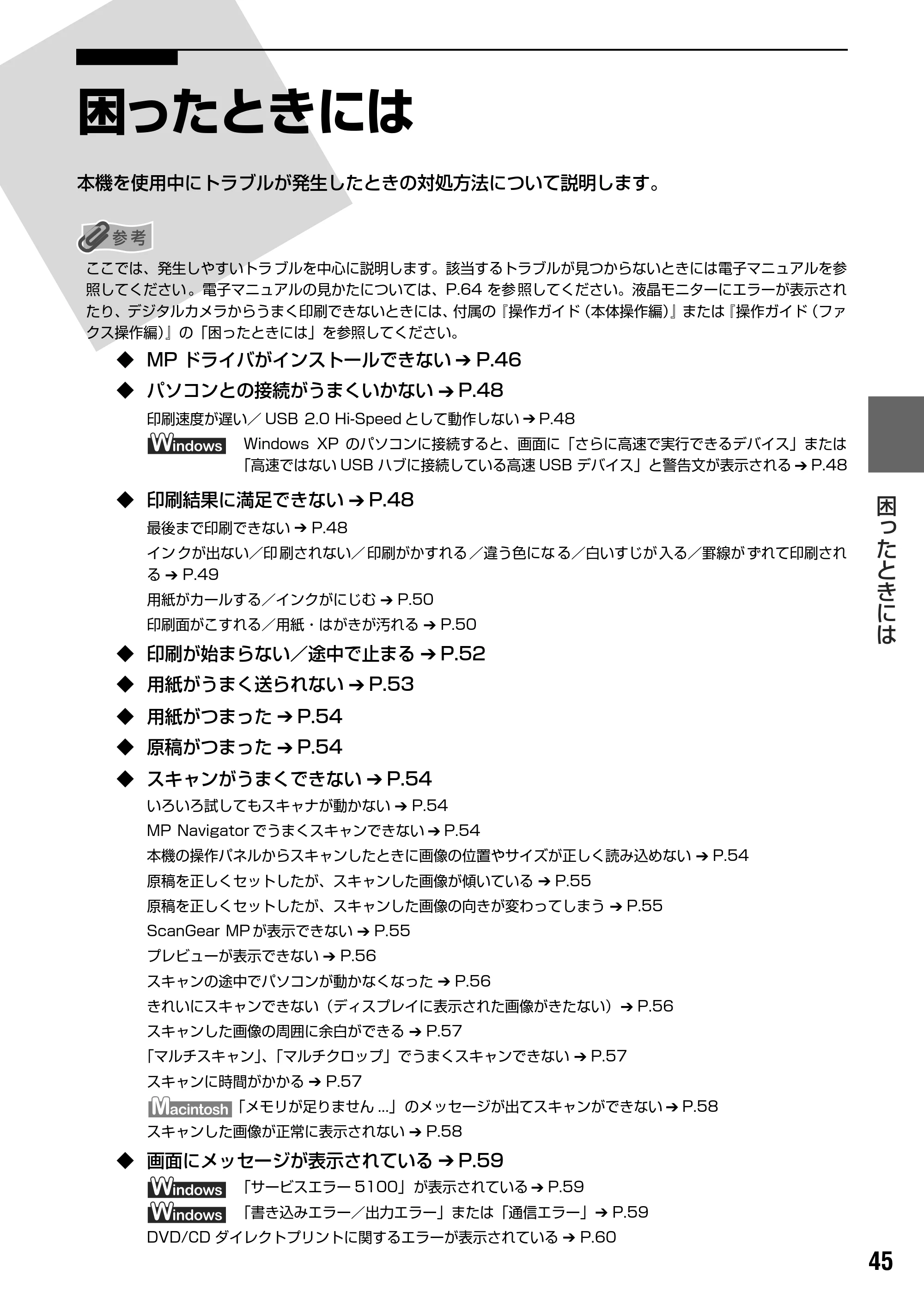 キヤノン PIXUS MP830 操作ガイド（パソコン操作編） （PDF形式／16.21Mバイト） — 原本ページ — 47ページ