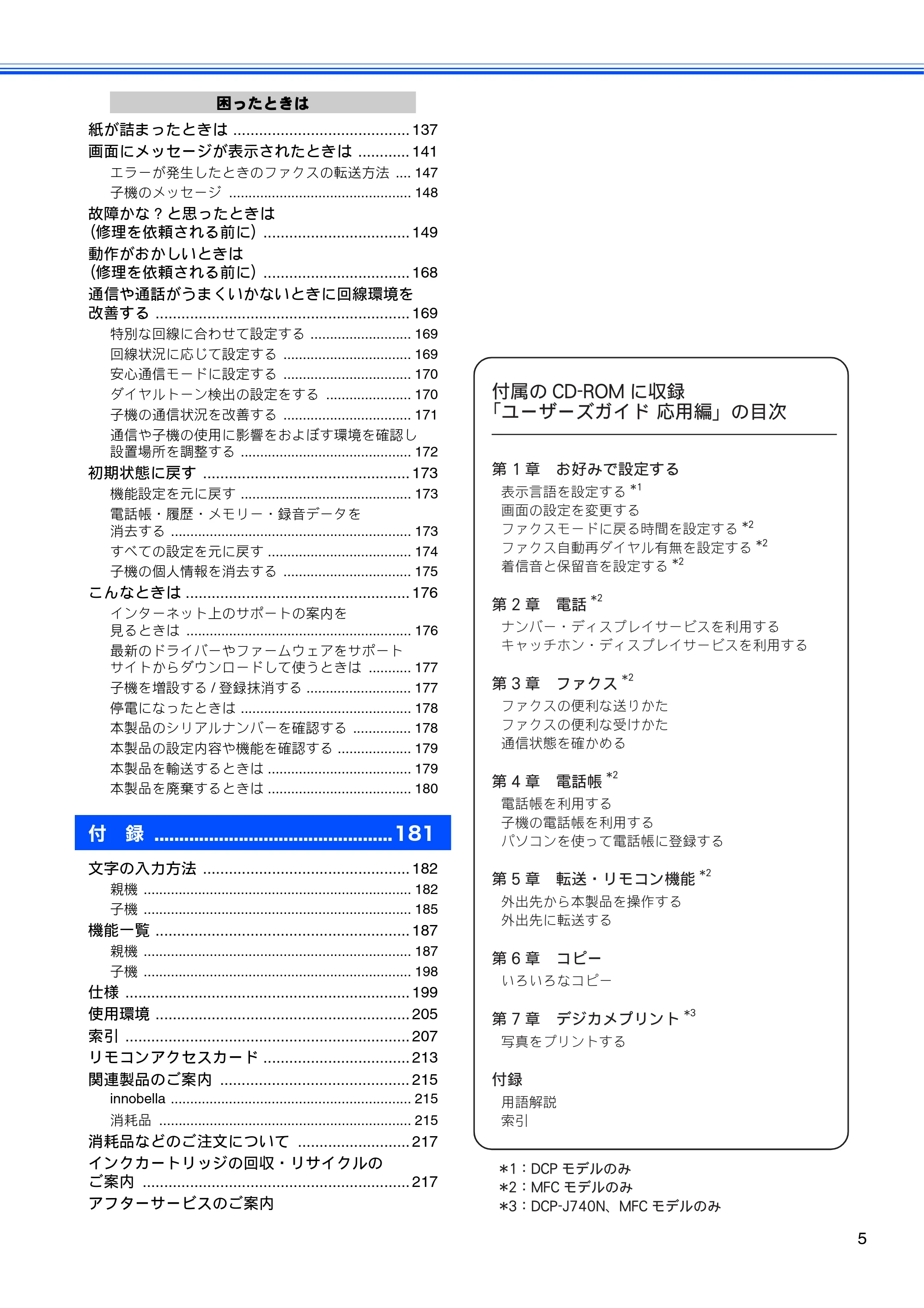 ブラザー MFC-J710D/ MFC-J710DW ユーザーズガイド ~基本編~ — 原本ページ — 7ページ