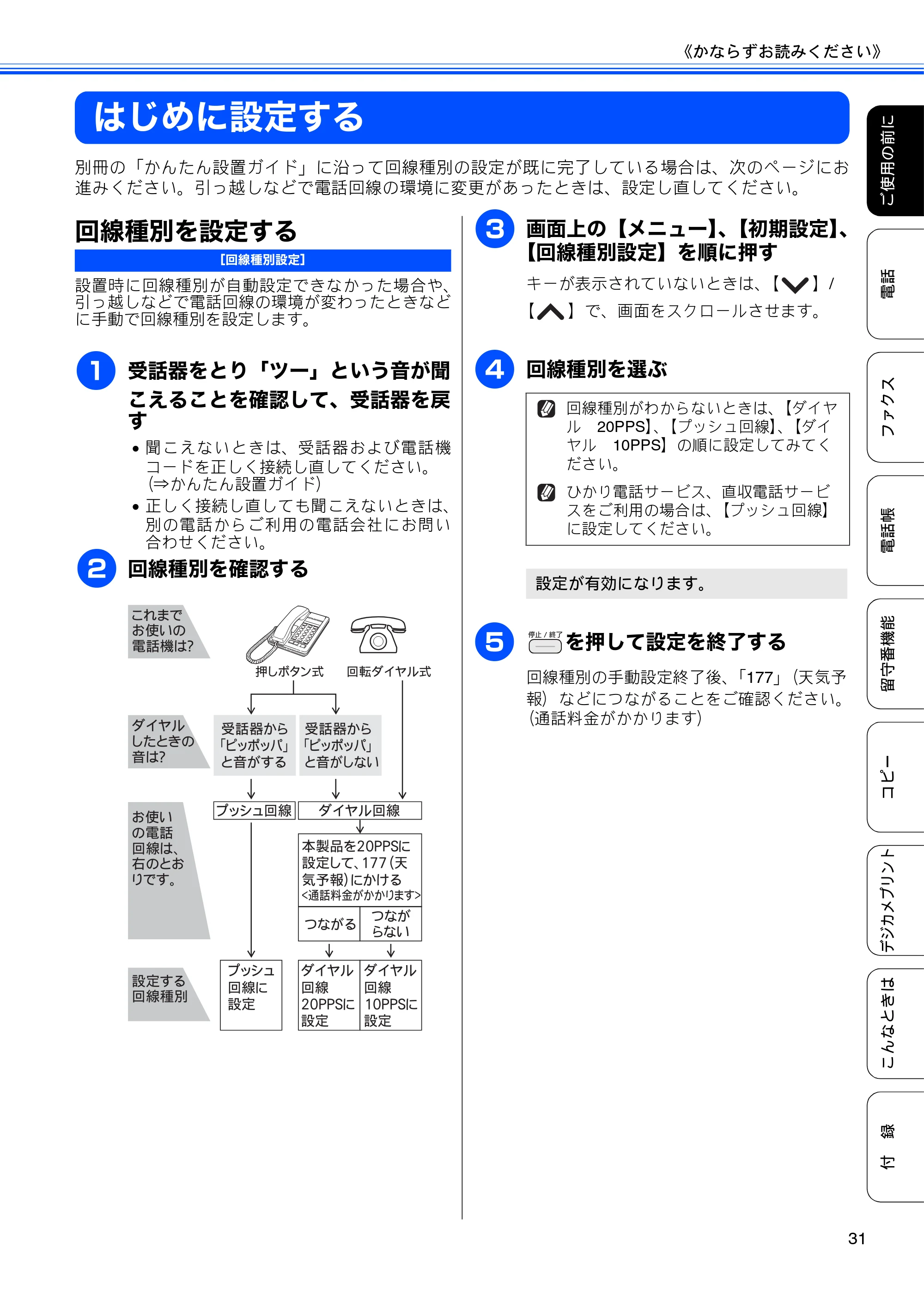 ブラザー MFC-J710D/ MFC-J710DW ユーザーズガイド ~基本編~ — はじめに設定する — 原本ページ — 33ページ