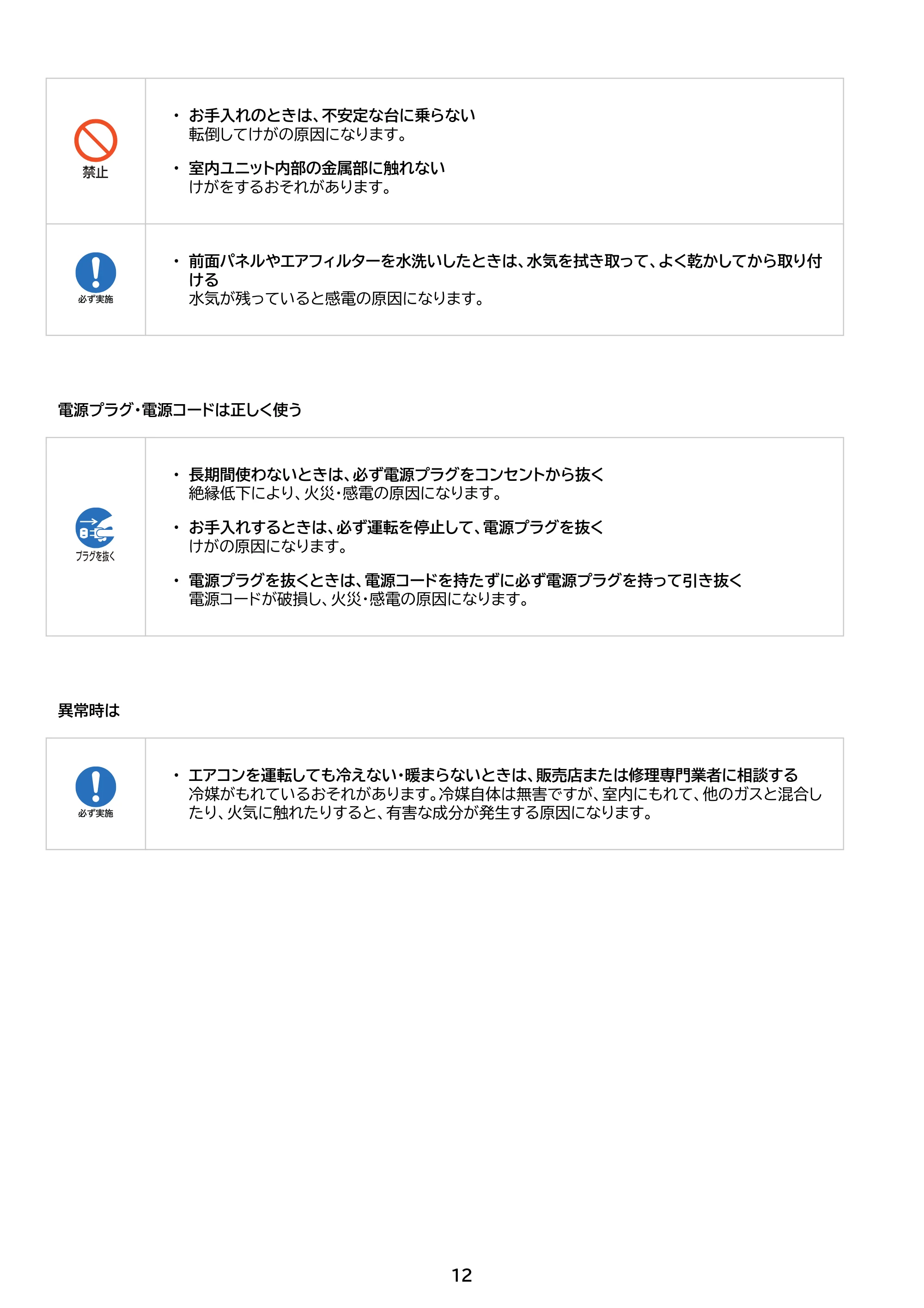 アイリスオーヤマ IHF-2208G 取扱説明書 — 原本ページ — 12ページ