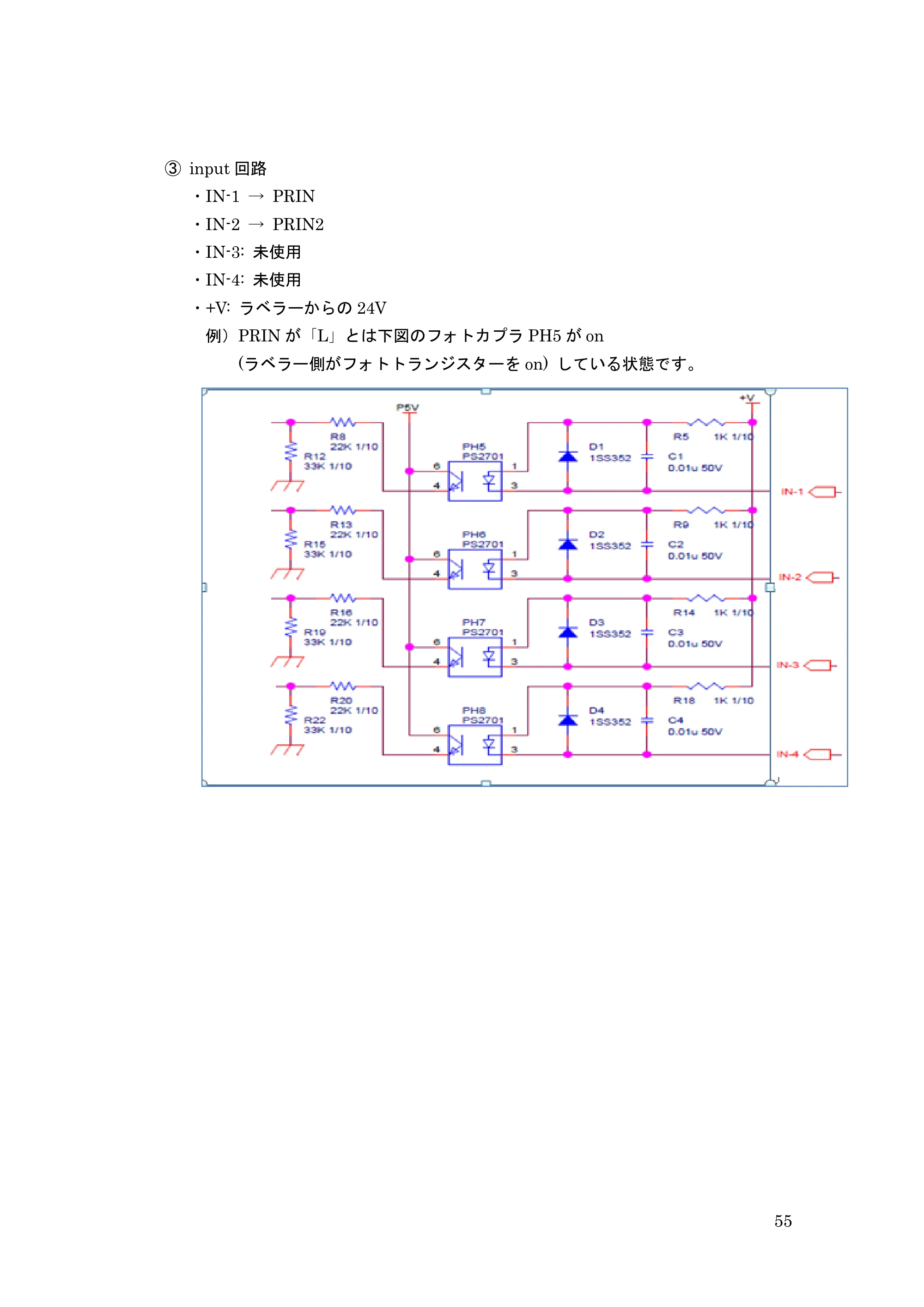 サトー GHS612R / HS612R GHS612RⅢ 取扱説明書（第1版） — 原本ページ — 55ページ