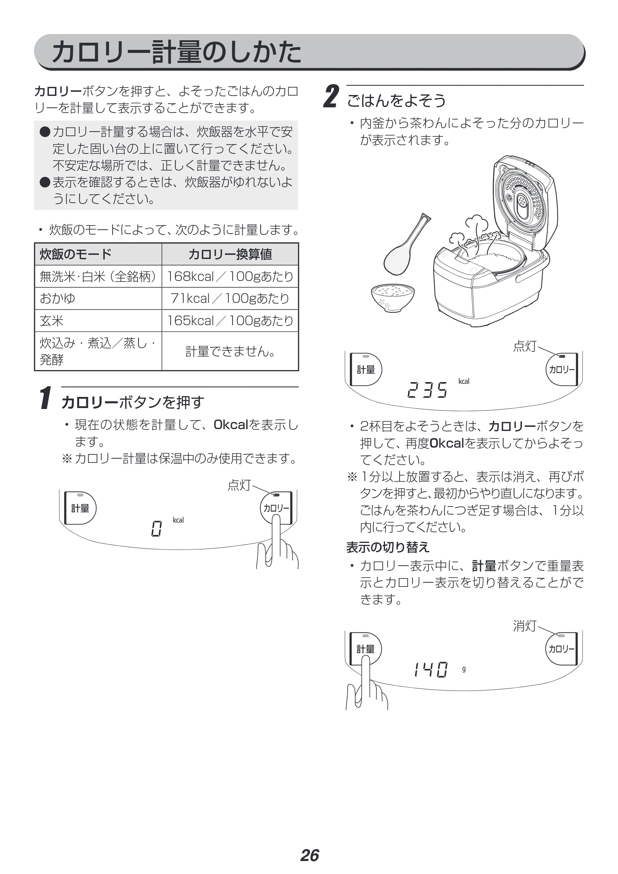 アイリスオーヤマ RC-IC50 取扱説明書 — 原本ページ — 26ページ