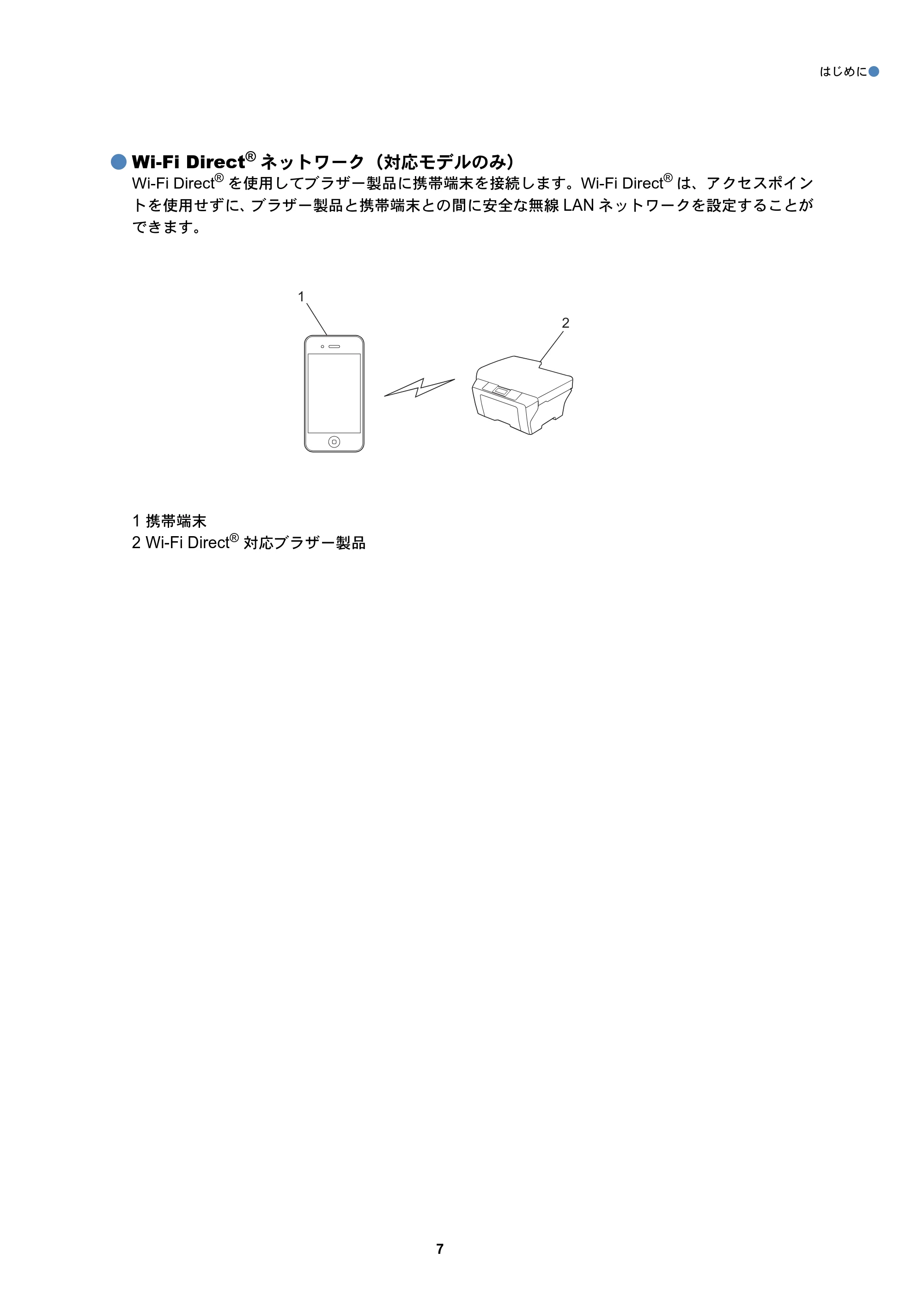 ブラザー DCP-J4225N / MFC-J4725N AirPrintガイド — 原本ページ — 7ページ