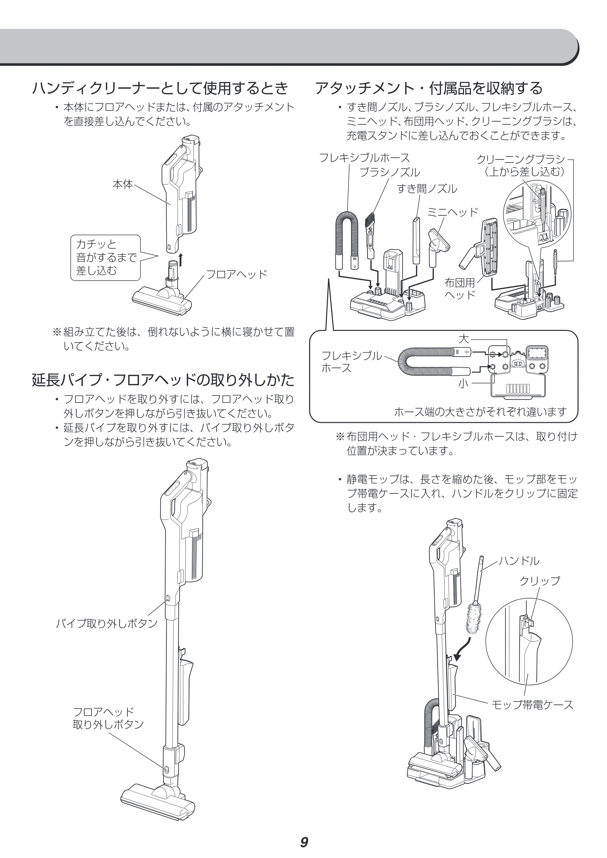 アイリスオーヤマ SCD-L1P 取扱説明書 — 原本ページ — 9ページ