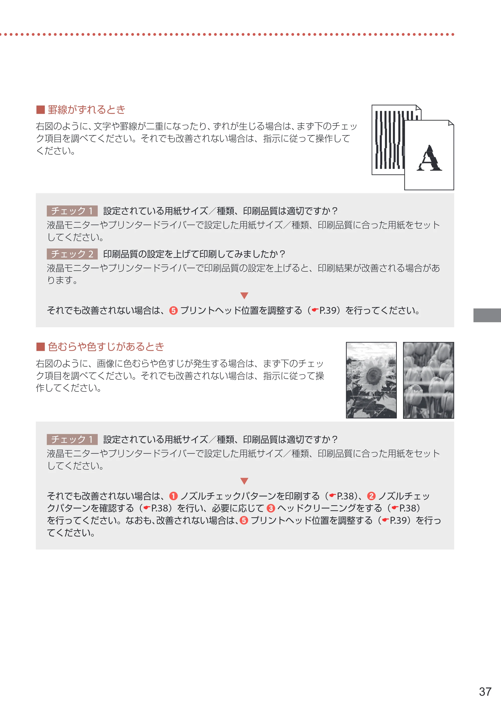 キヤノン PIXUS TS7430 設置・基本操作マニュアル 2020年8月27日掲載（PDF： 5.54 MB） — 原本ページ — 39ページ