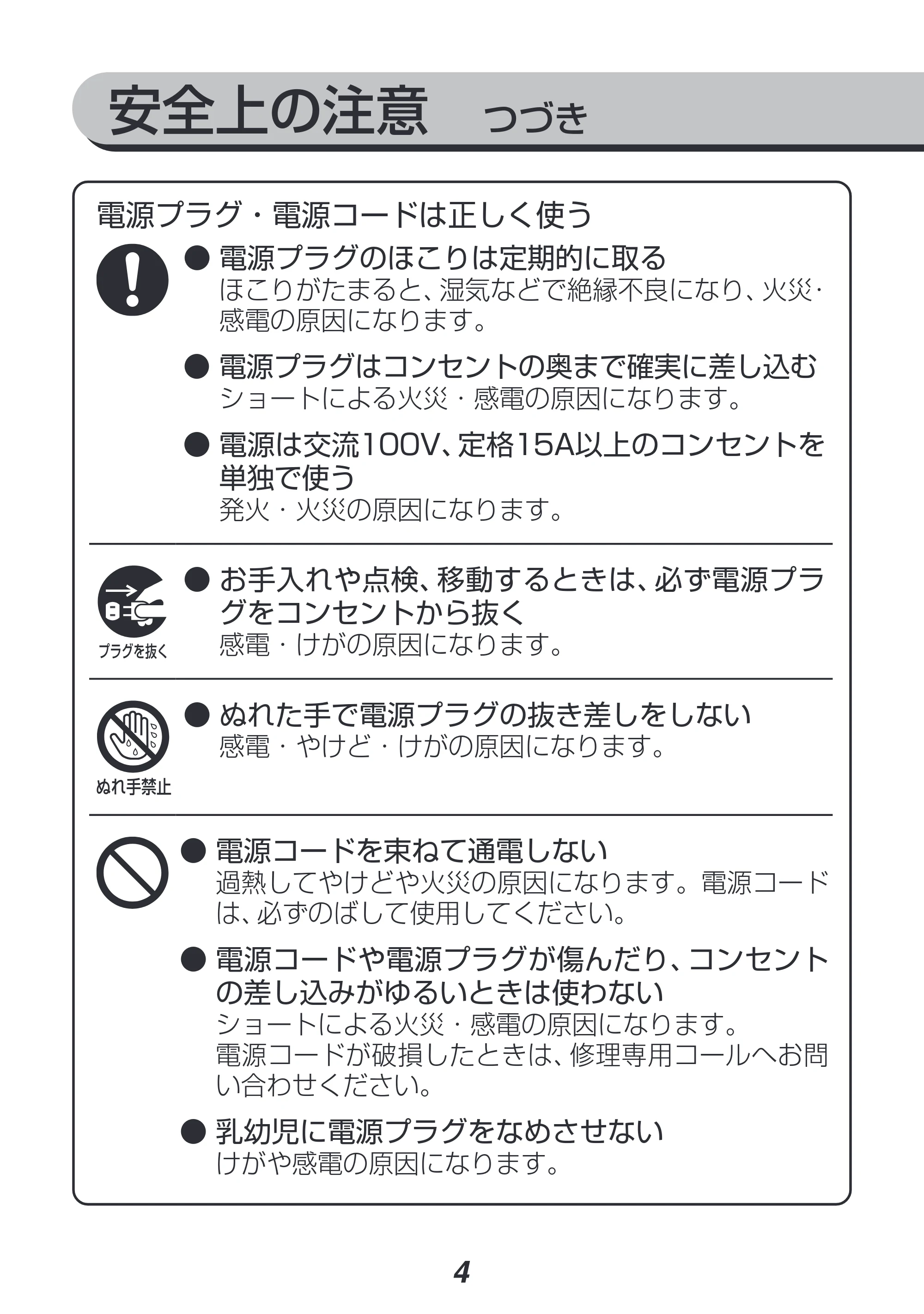 アイリスオーヤマ LTC-02 取扱説明書 — 原本ページ — 4ページ