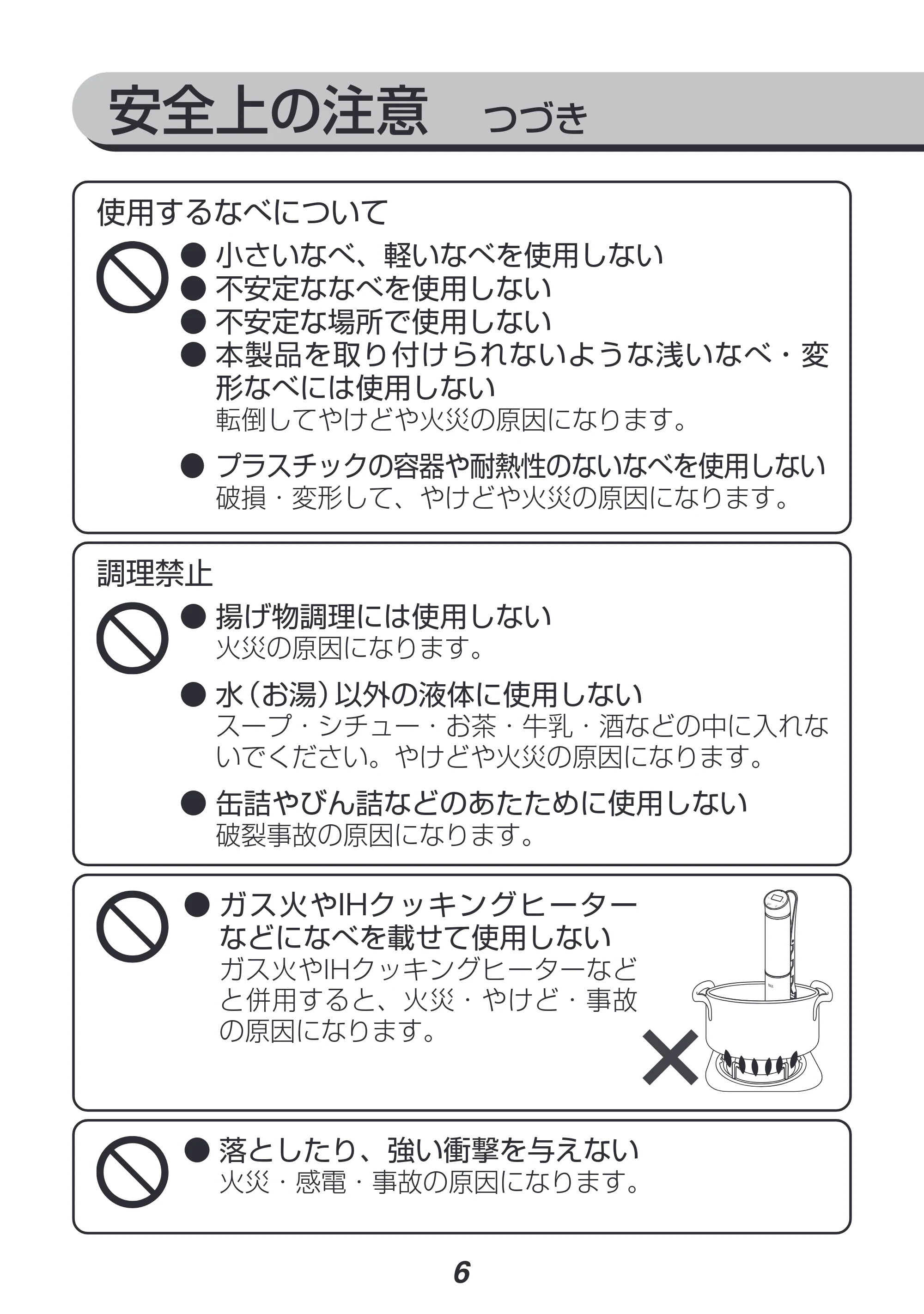 アイリスオーヤマ LTC-02 取扱説明書 — 原本ページ — 6ページ