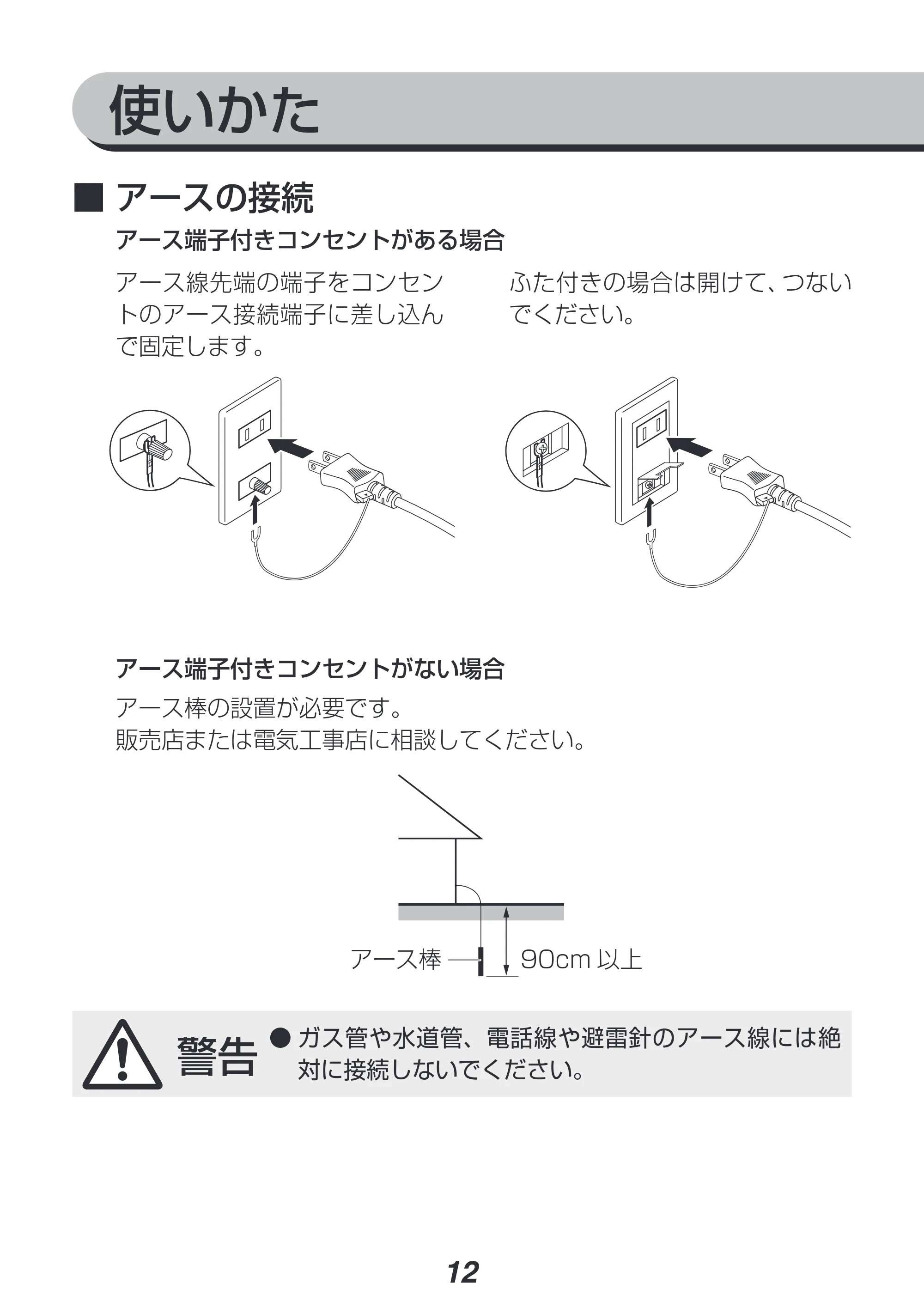 アイリスオーヤマ LTC-02 取扱説明書 — 原本ページ — 12ページ