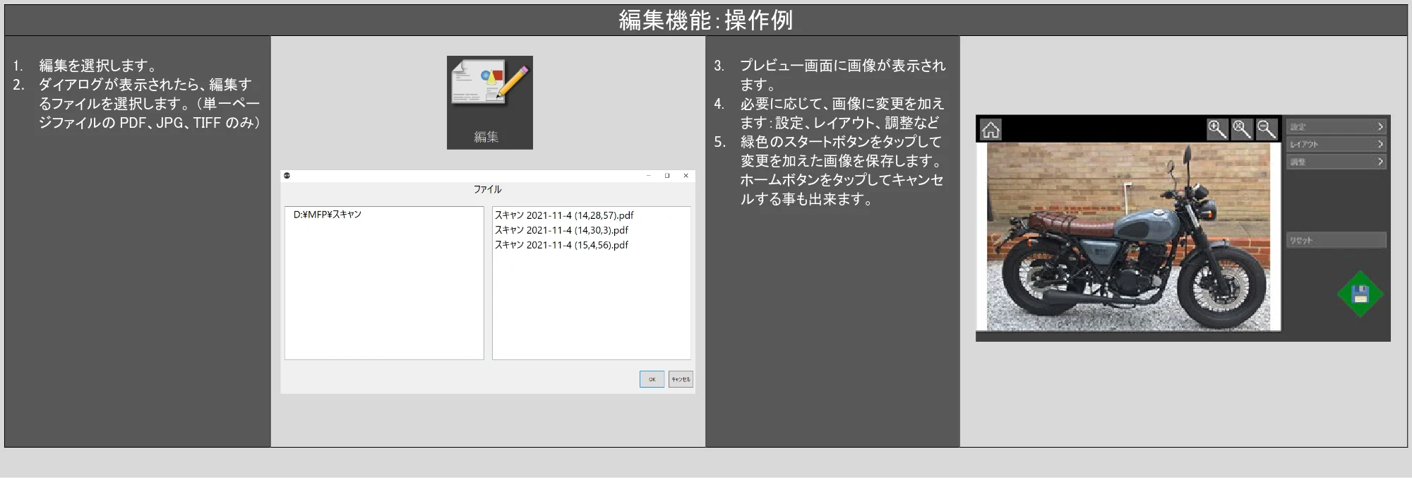 キヤノン TZ-32000 SmartWorks MFP6(ver.6.3) PDF版ヘルプ 2024年10月2日掲載 (PDF形式/7.17Mバイト) — 編集機能:操作例 — 原本ページ — 27ページ