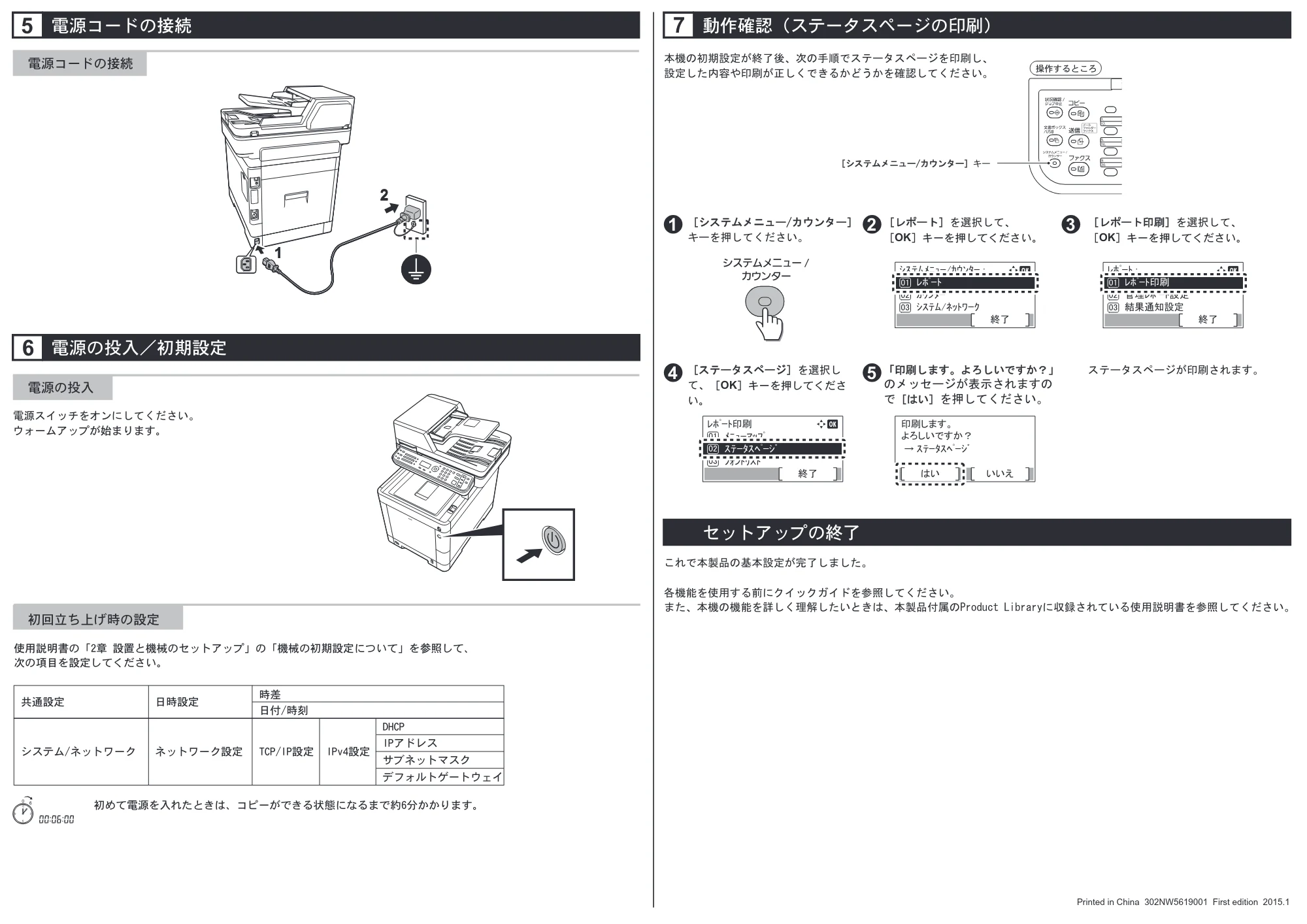 京セラ ECOSYS M6530cdn ECOSYS M6530cdn セットアップガイド — 原本ページ — 2ページ