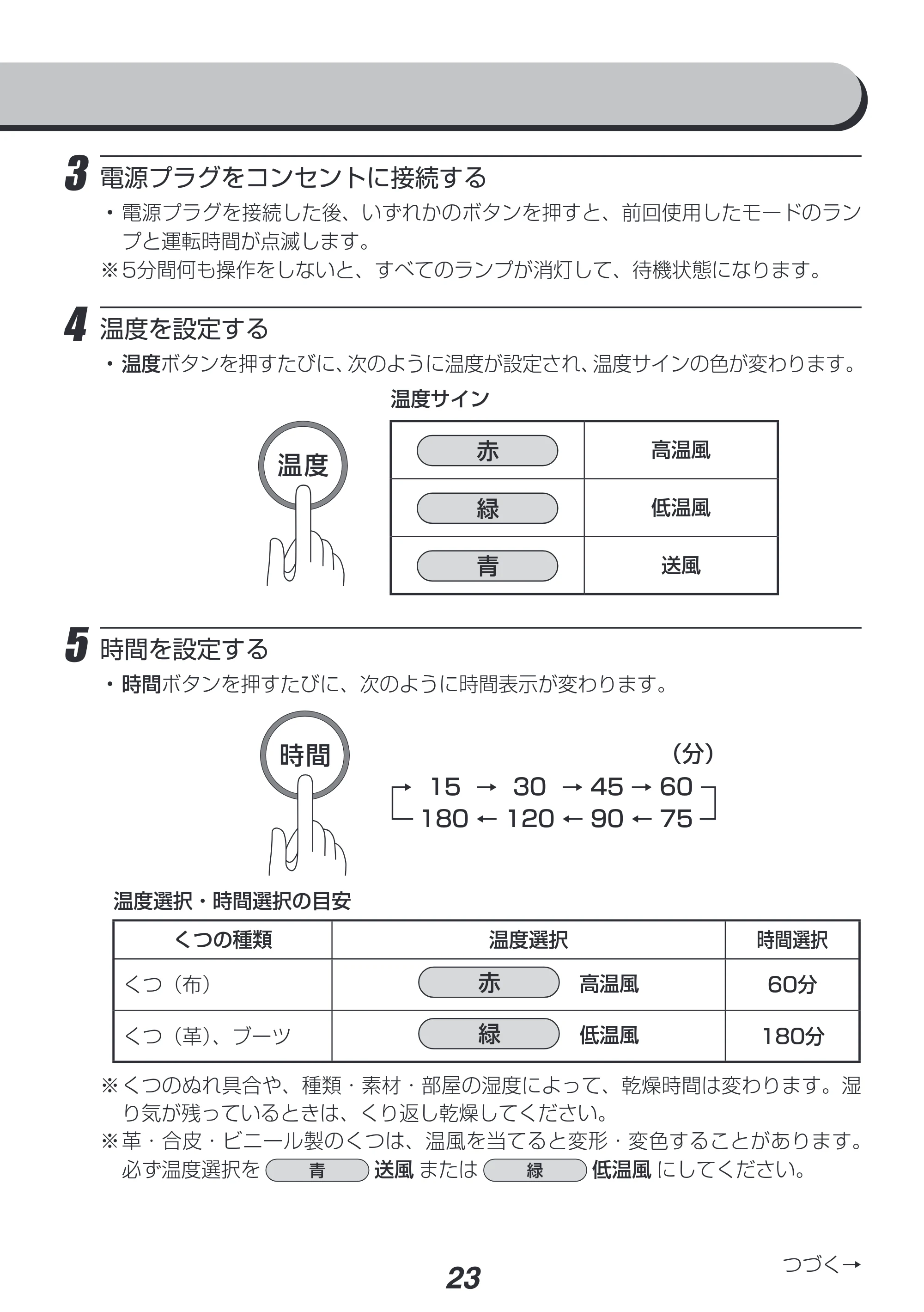 アイリスオーヤマ FK-C4 取扱説明書 — 原本ページ — 23ページ