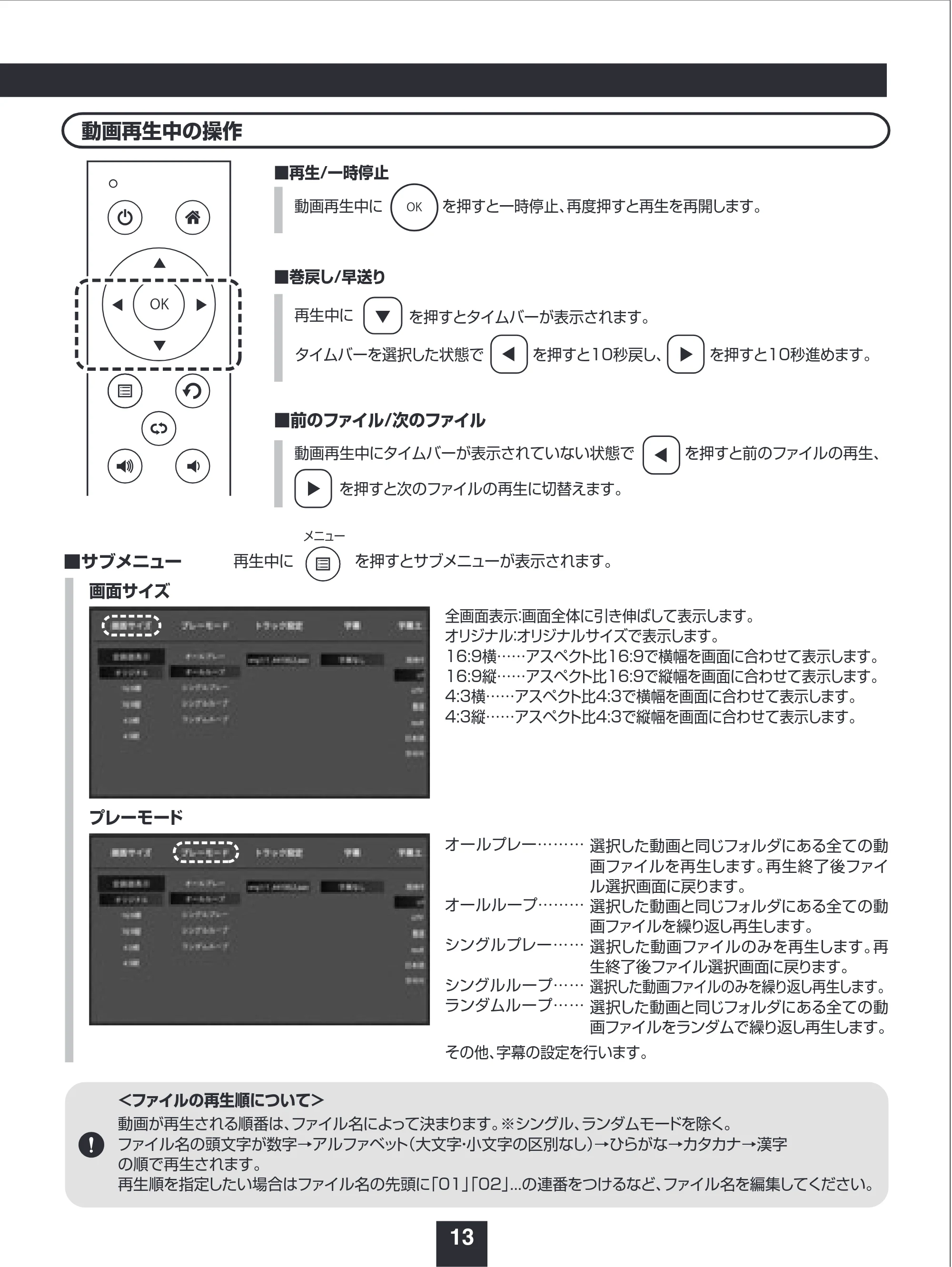 サンワサプライ MED-PL4K105 取扱説明書 — 原本ページ — 13ページ