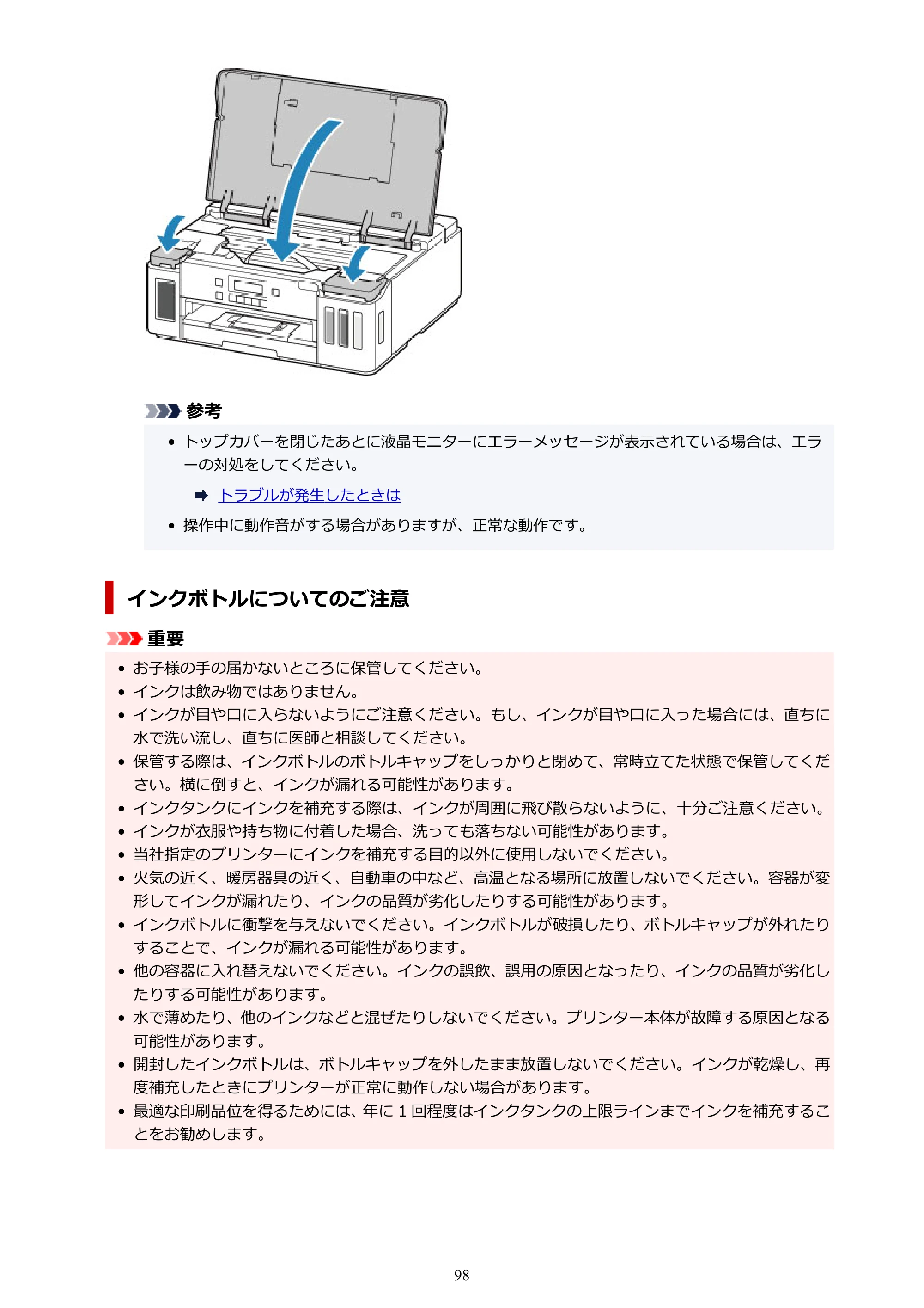 キヤノン G5030 電子マニュアル PDF版 （Windows版） 2019年6月13日掲載（PDF：10.2MB） — 原本ページ — 98ページ