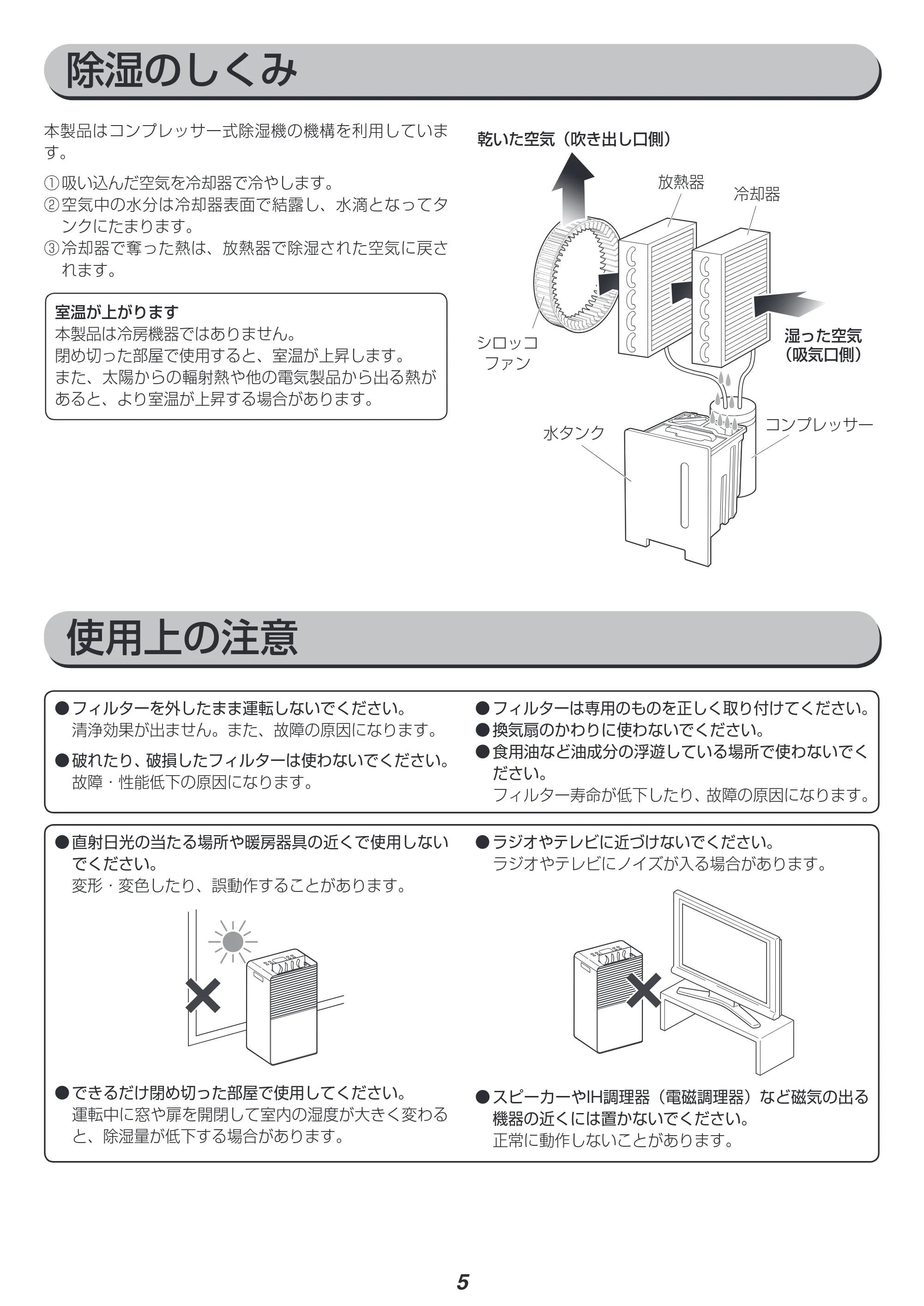 アイリスオーヤマ IJCP-J160 取扱説明書 — 原本ページ — 5ページ