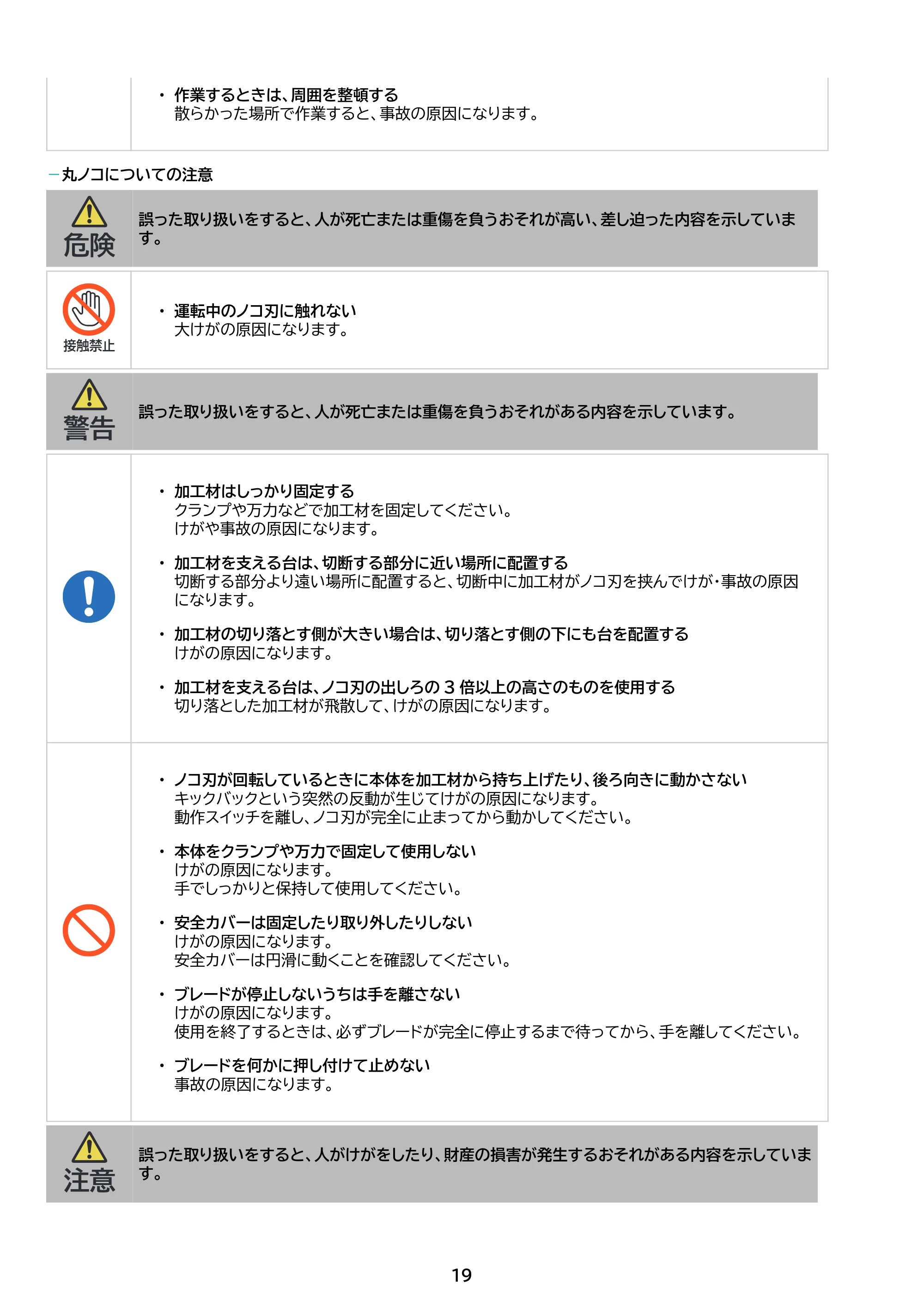 アイリスオーヤマ JM18DRS 取扱説明書 — 原本ページ — 19ページ