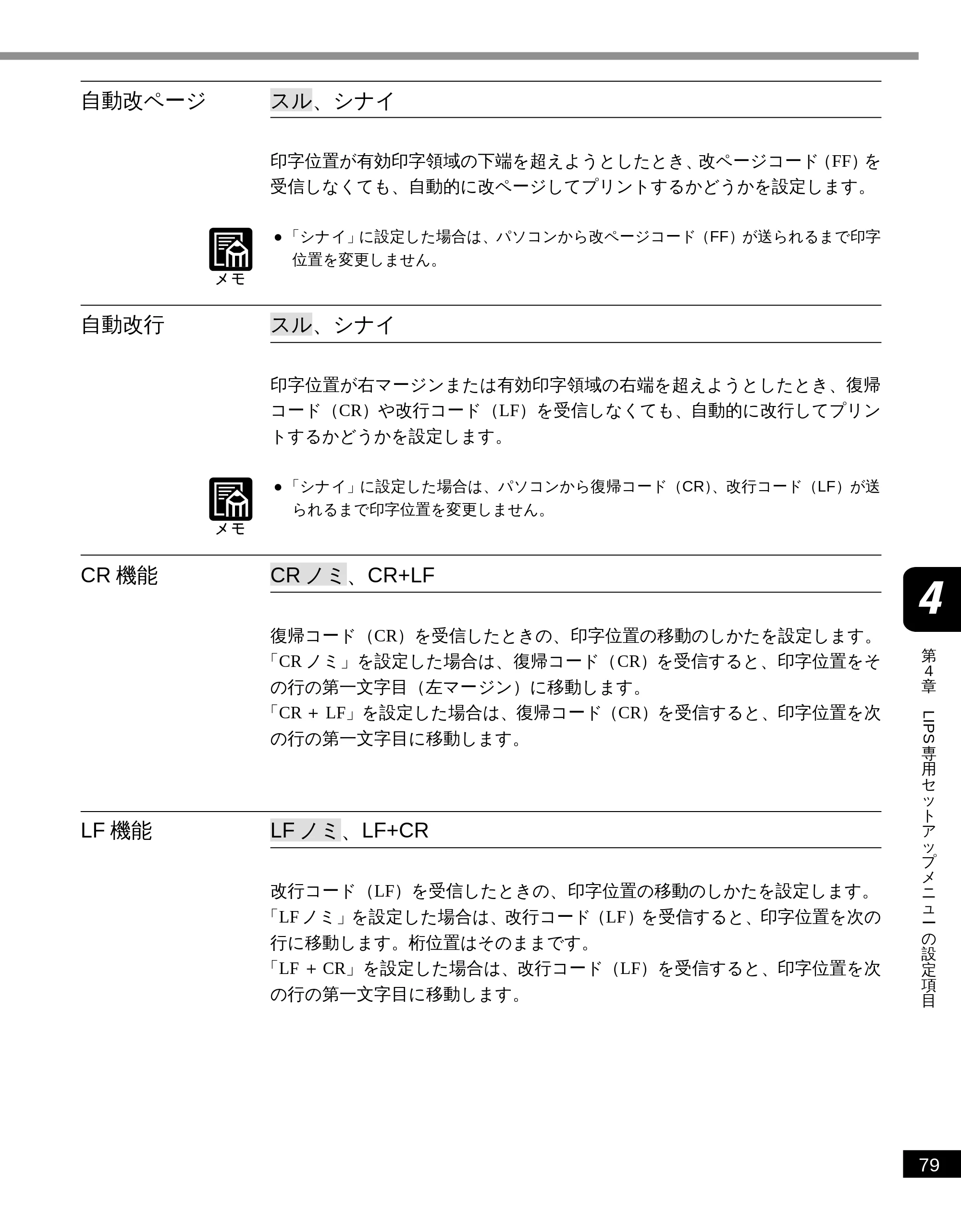 キヤノン LBP-2300 LIPS機能ガイド (PDF形式/2.61Mバイト) — 自動改ページ — 原本ページ — 89ページ