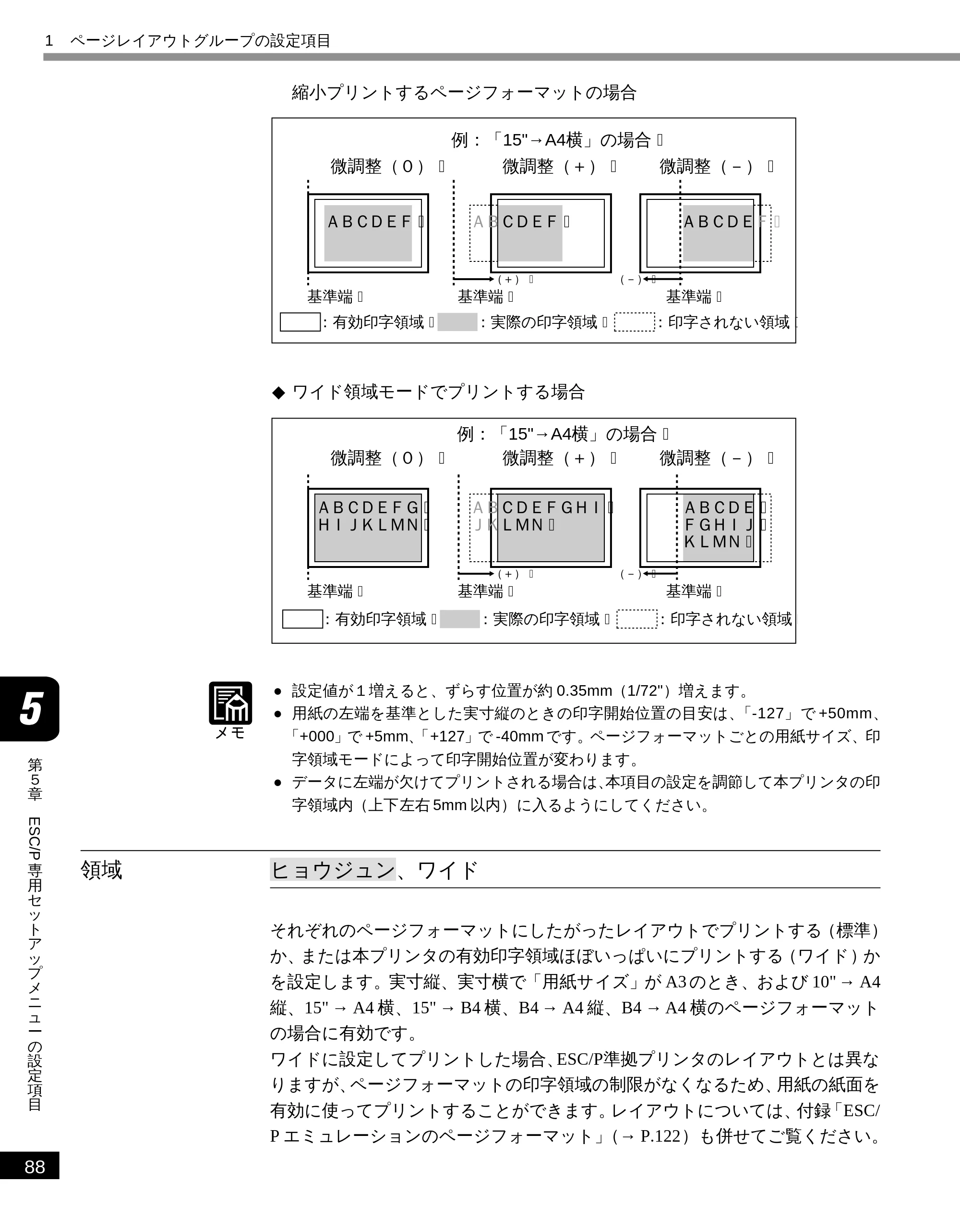 キヤノン LBP-2300 LIPS機能ガイド (PDF形式/2.61Mバイト) — 領域 — 原本ページ — 98ページ