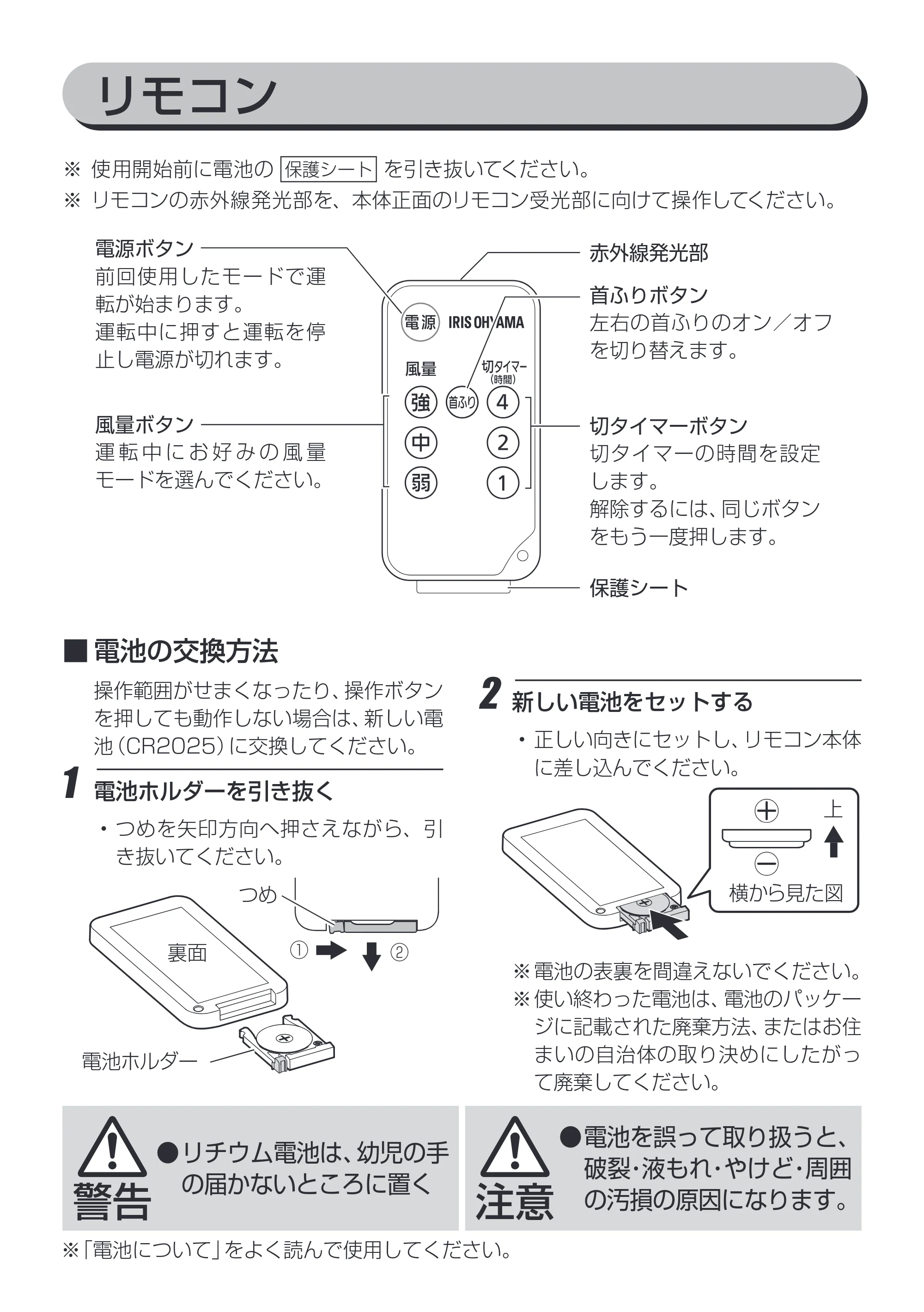 アイリスオーヤマ PCF-MKC15 取扱説明書 — 原本ページ — 9ページ
