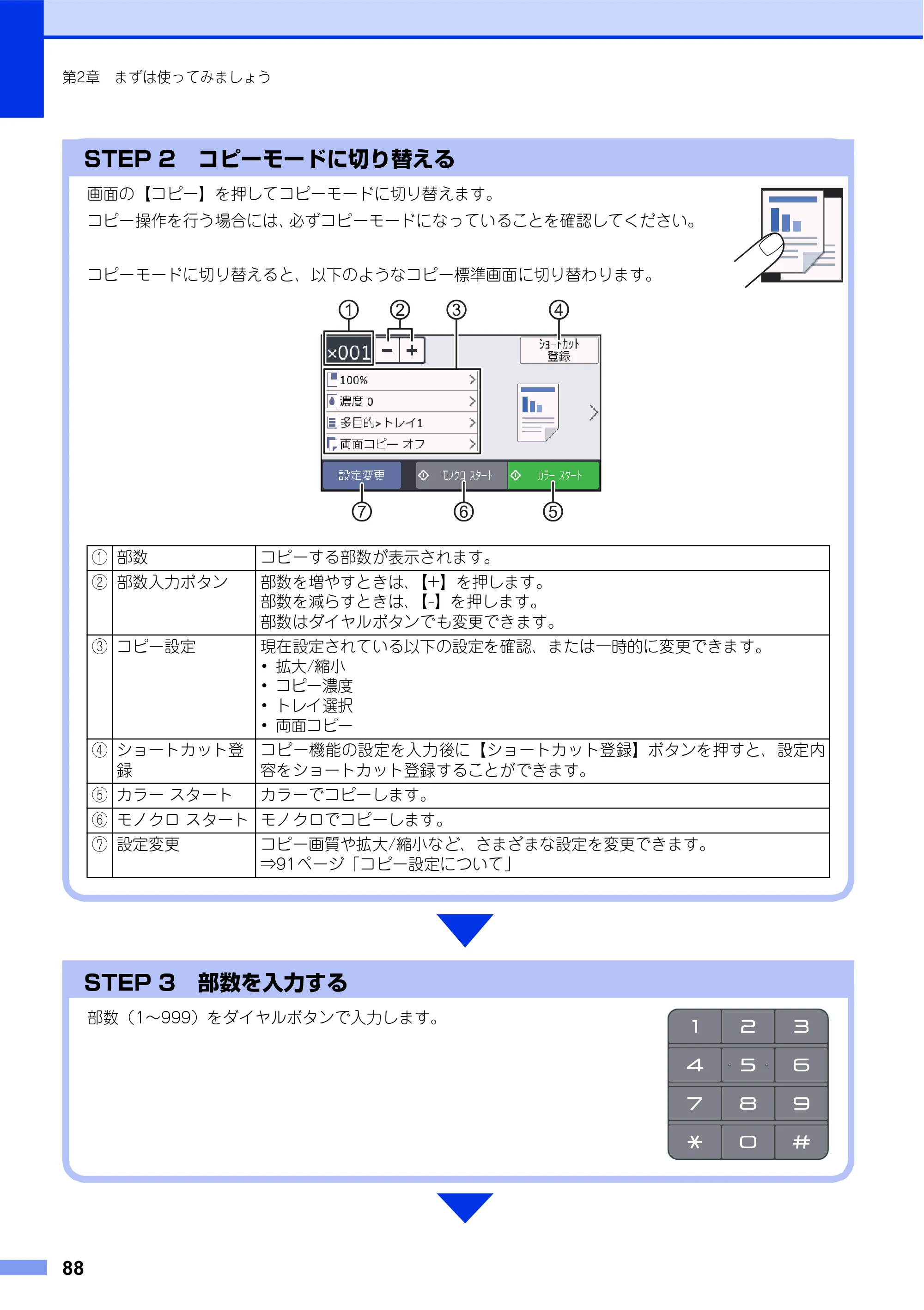 ブラザー MFC-L8610CDW / MFC-L9570CDW ユーザーズガイド ～基本編～ — 原本ページ — 88ページ
