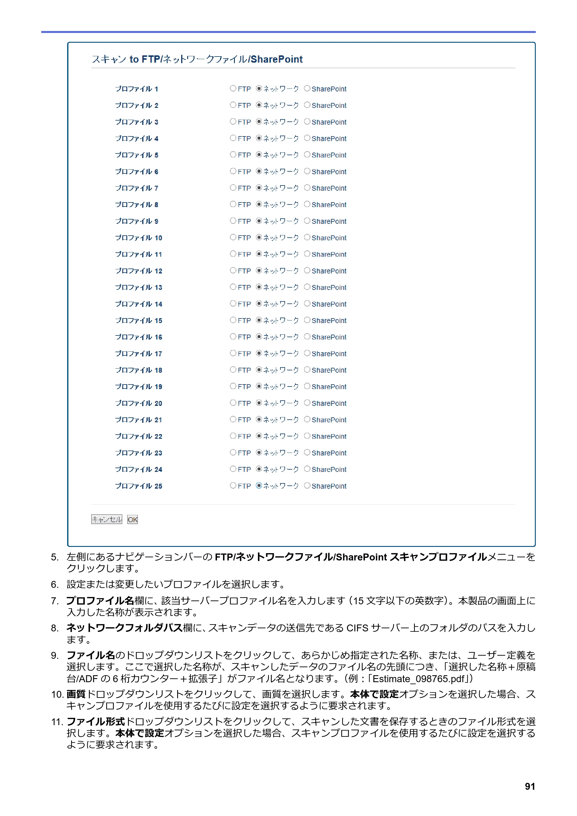 ブラザー MFC-L3770CDW オンラインユーザーズガイド — 原本ページ — 98ページ
