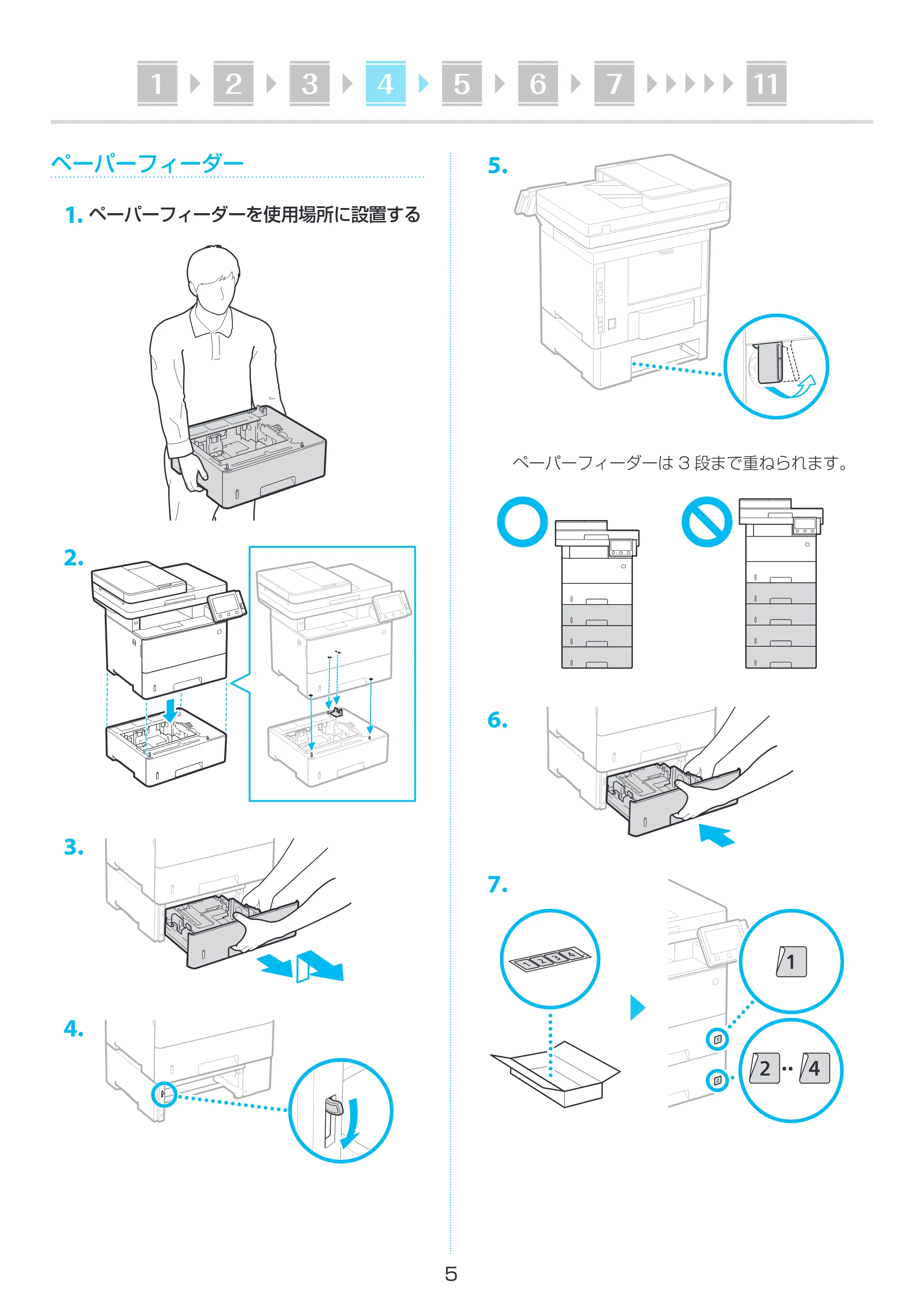 キヤノン MF551dw セットアップガイド 2021年12月2日更新(PDF:1.81MB) — 原本ページ — 5ページ