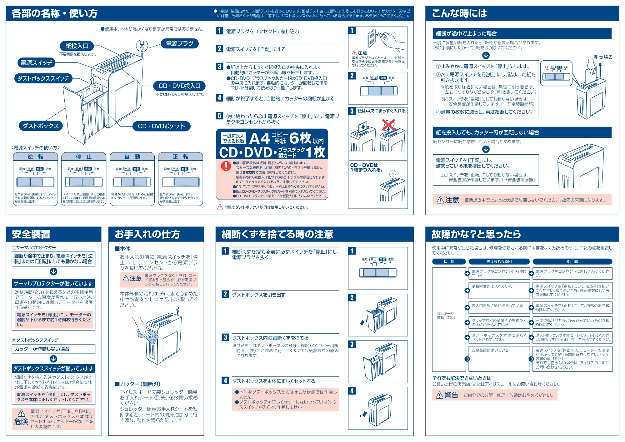 アイリスオーヤマ PS6HM 取扱説明書 — PS6HM_B [更新済み] — 原本ページ — 2ページ