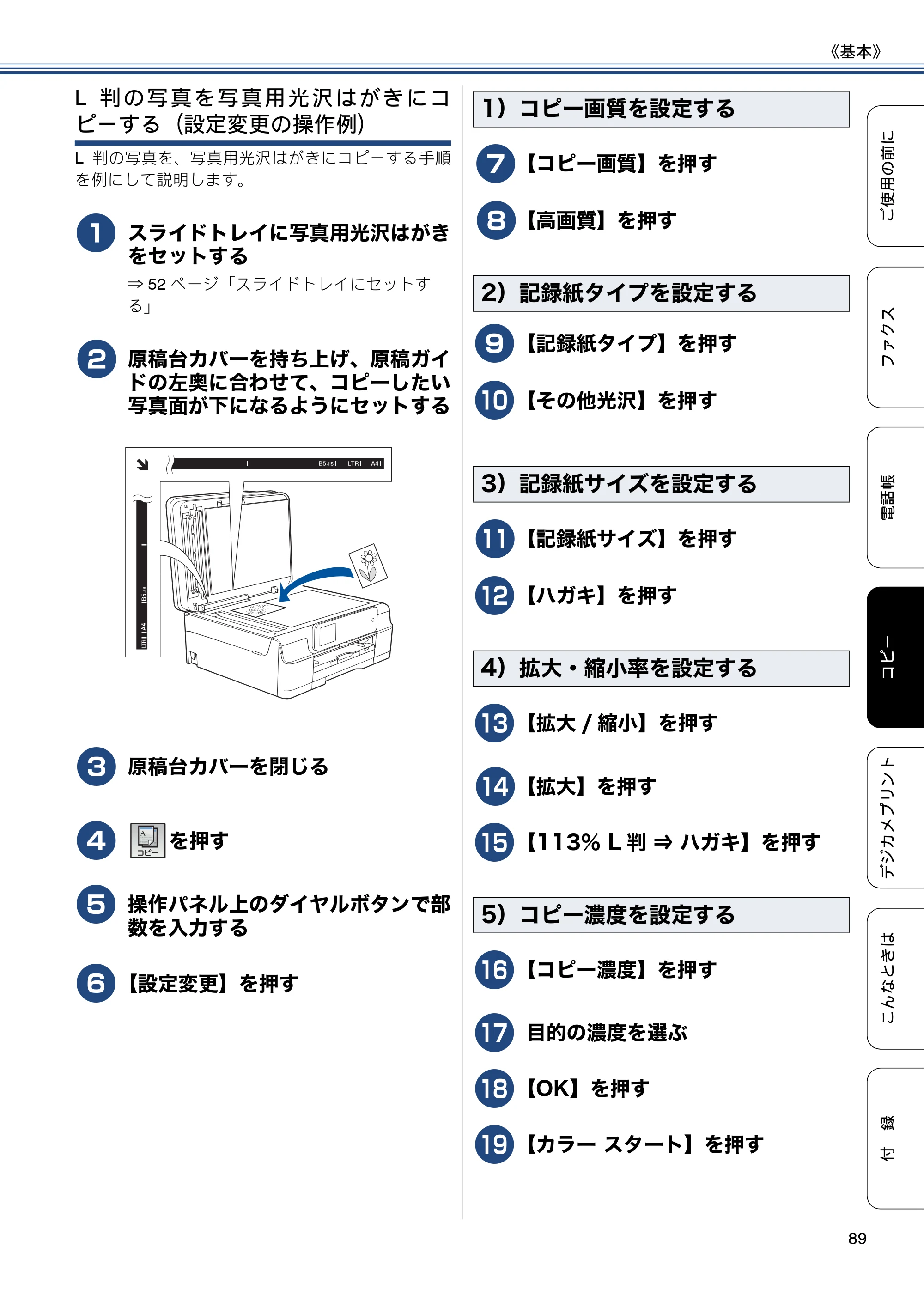 ブラザー MFC-J877N ユーザーズガイド ～基本編～ — 原本ページ — 89ページ
