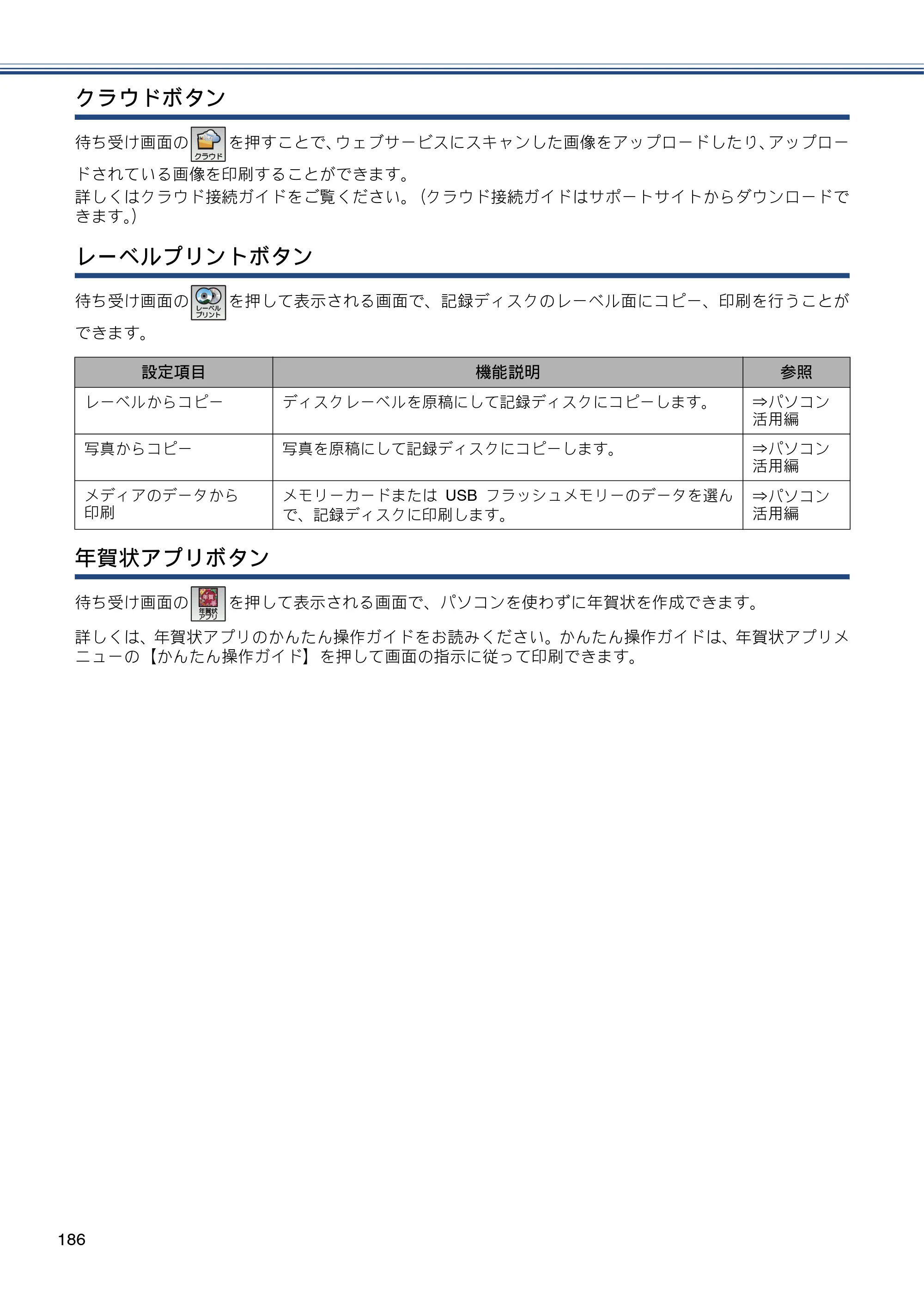 ブラザー MFC-J877N ユーザーズガイド ～基本編～ — 原本ページ — 186ページ