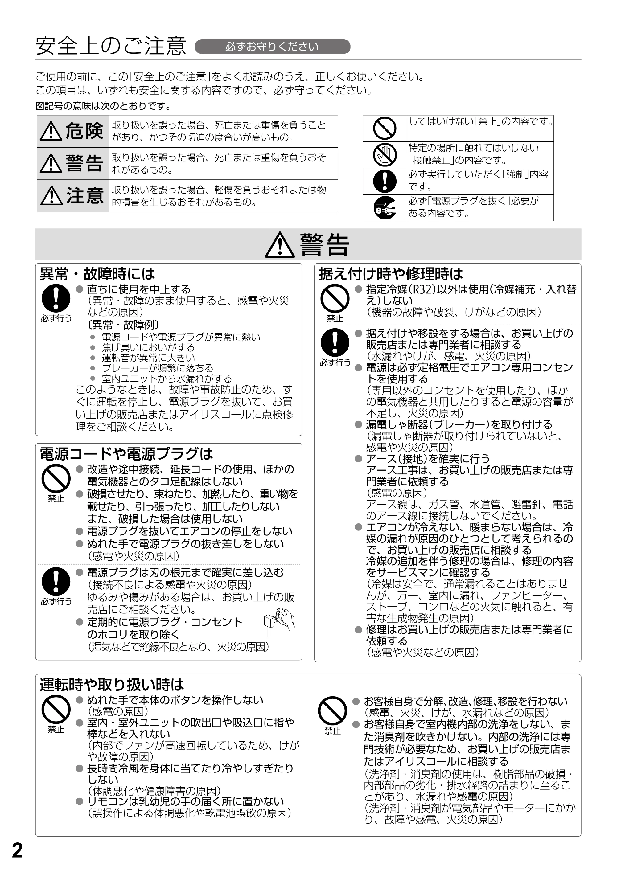 アイリスオーヤマ IRA-4002A 取扱説明書 — 原本ページ — 2ページ