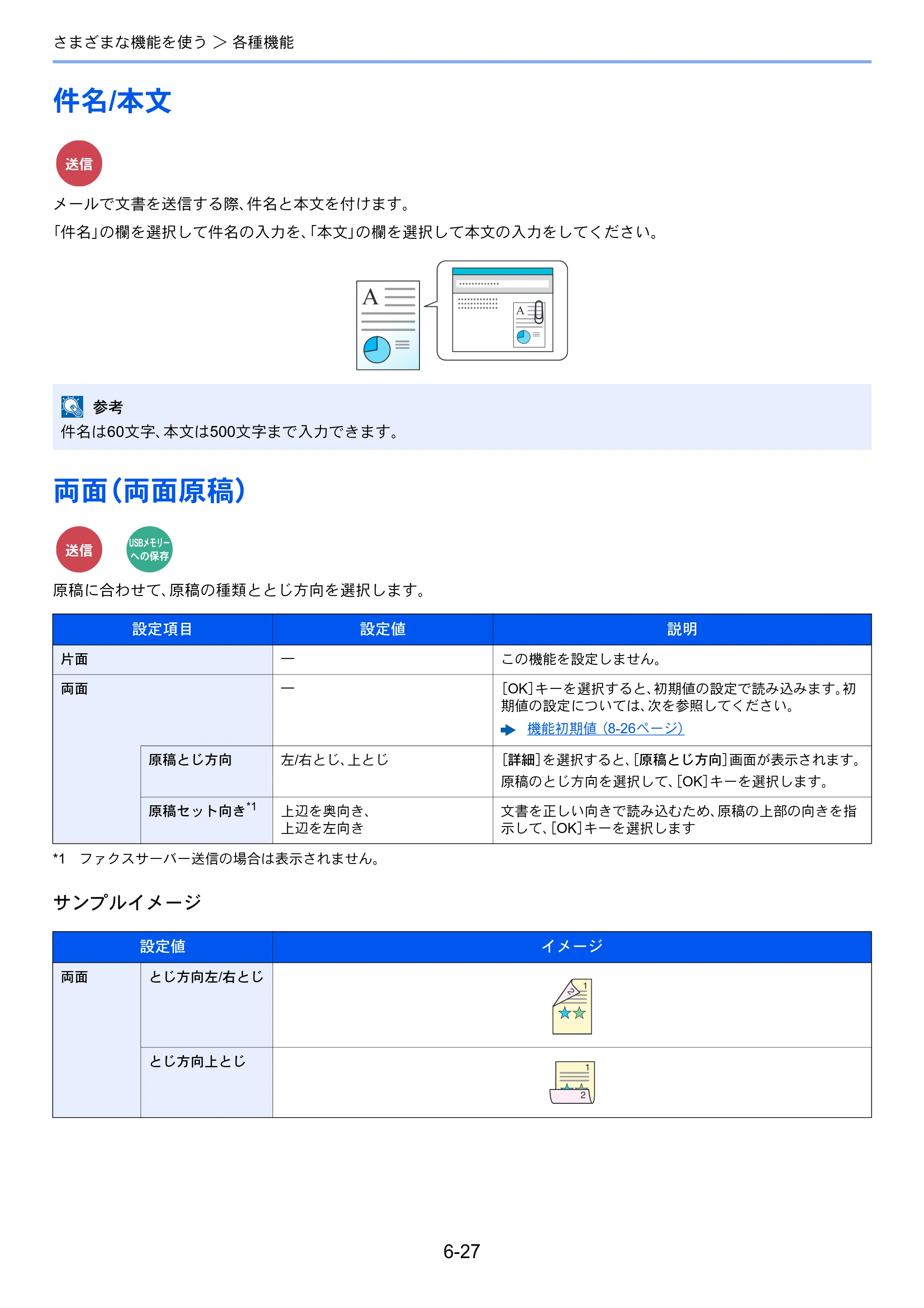 京セラ ECOSYS M2540dw ECOSYS M2540dw 使用説明書 — 件名/本文 — 原本ページ — 226ページ