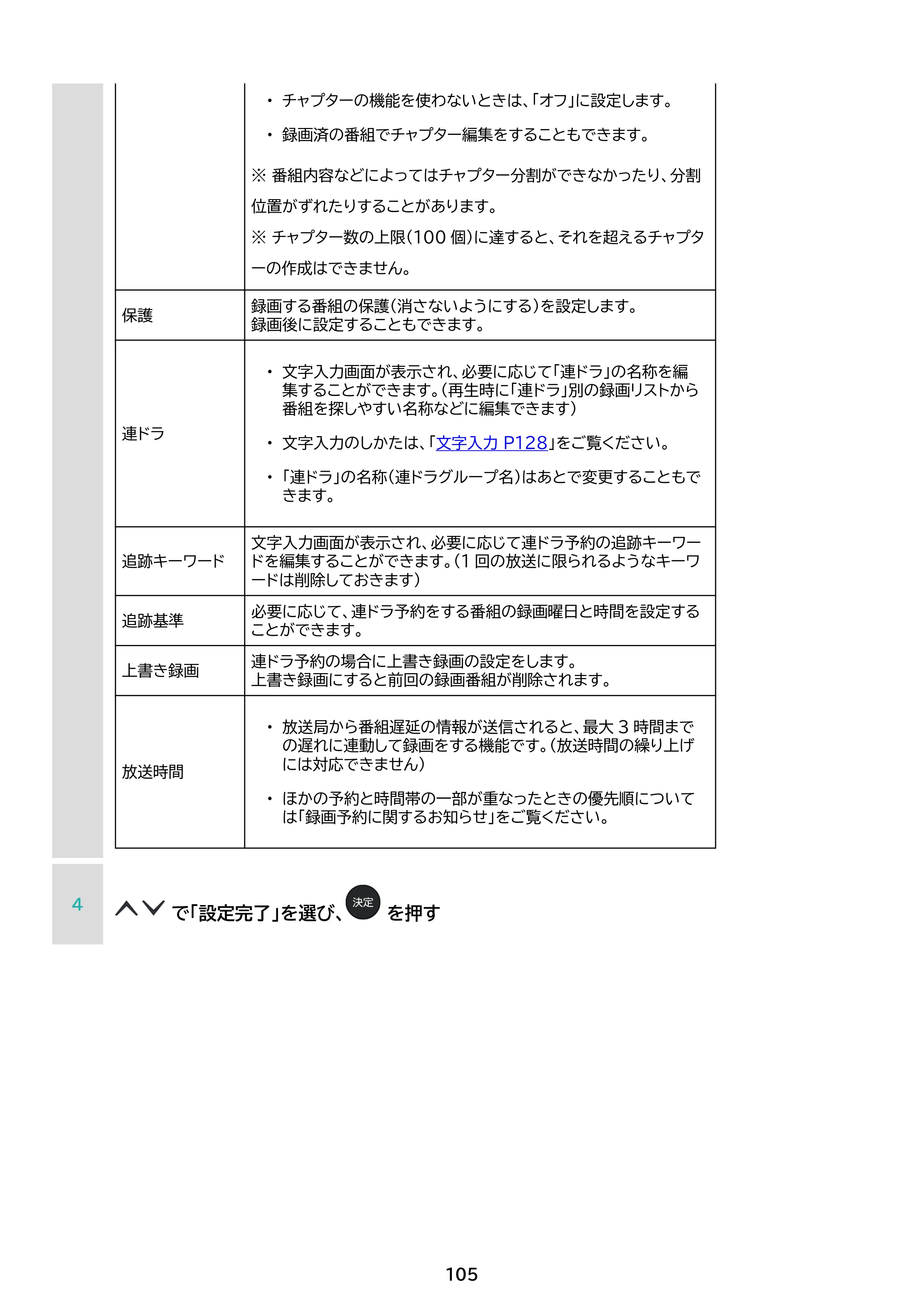 アイリスオーヤマ LT-32WSX-F1 取扱説明書 — 原本ページ — 105ページ
