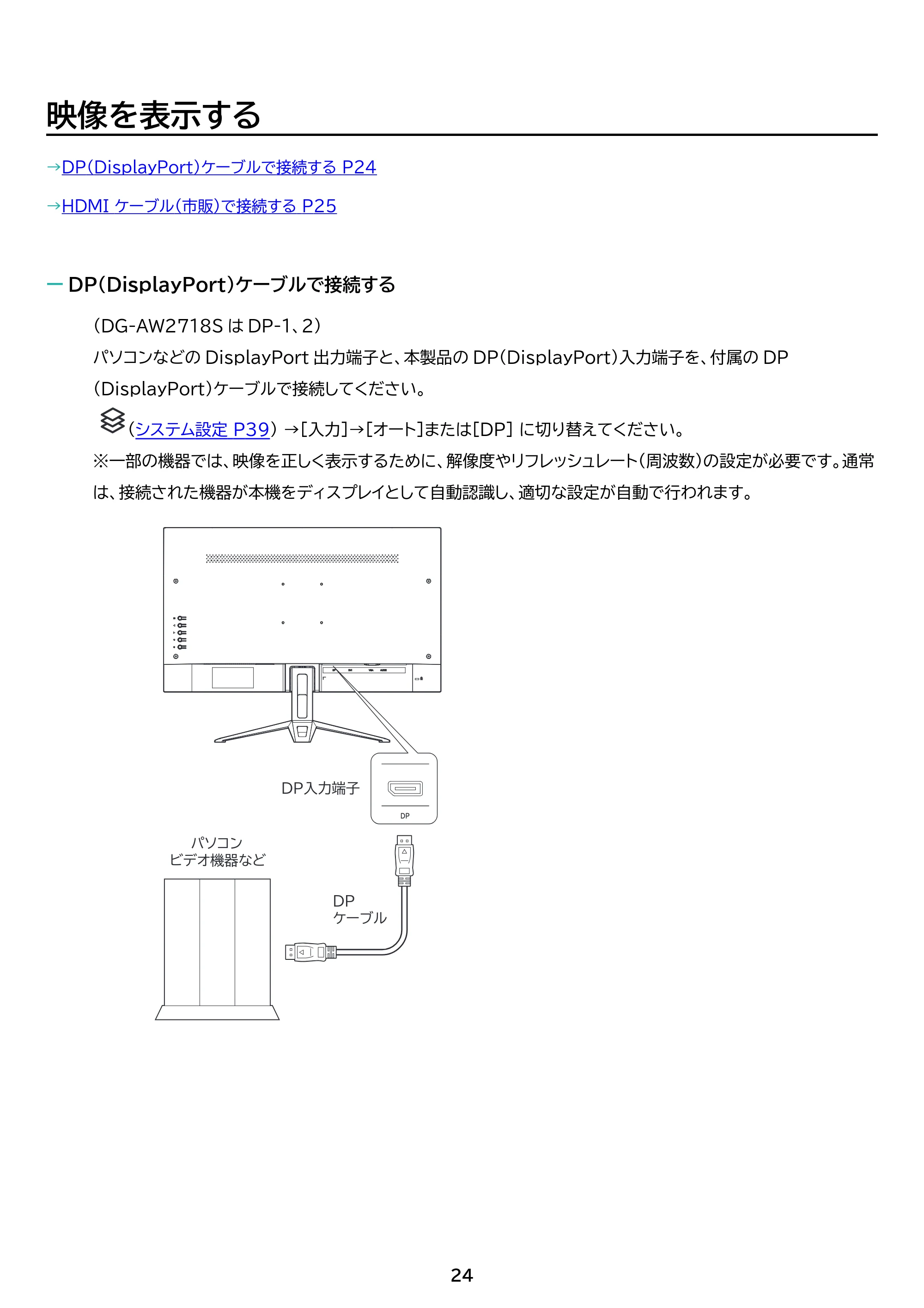 アイリスオーヤマ DG-AW2718S 取扱説明書 — 原本ページ — 24ページ